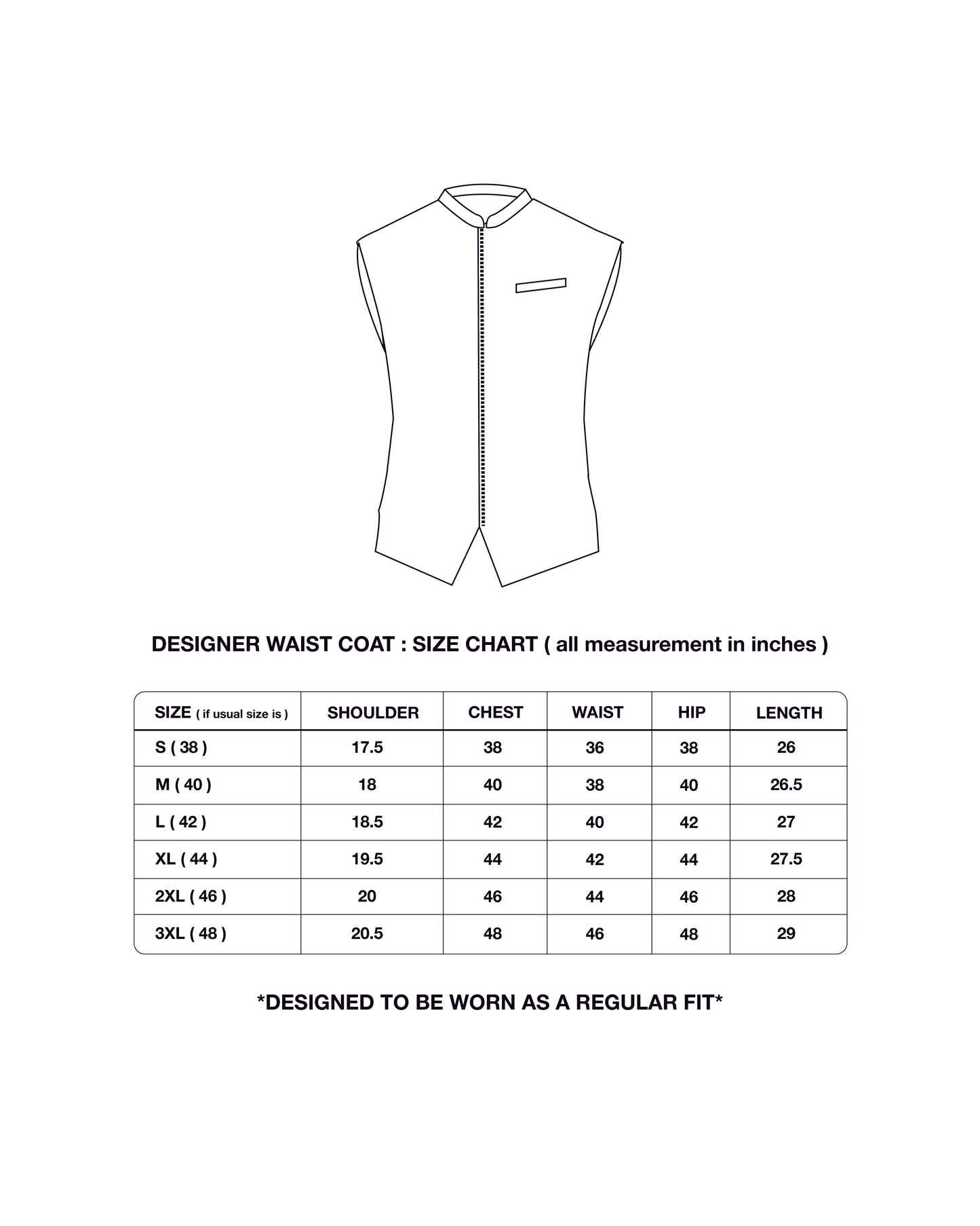 1 OF 10 PATTERNED DESIGNER WAISTCOAT