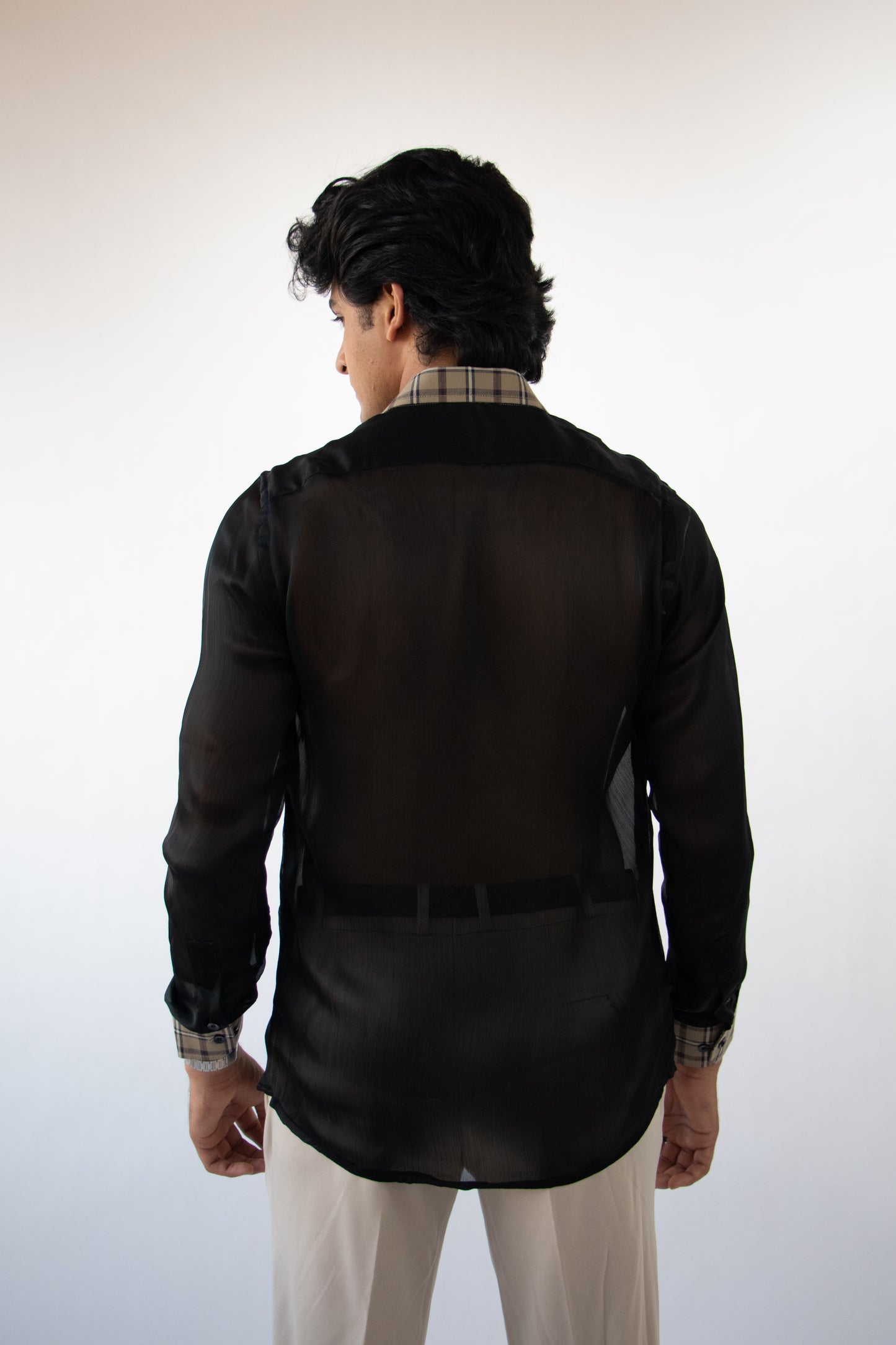 1 OF 10 BLACK BUTTON-DOWN SHIRT