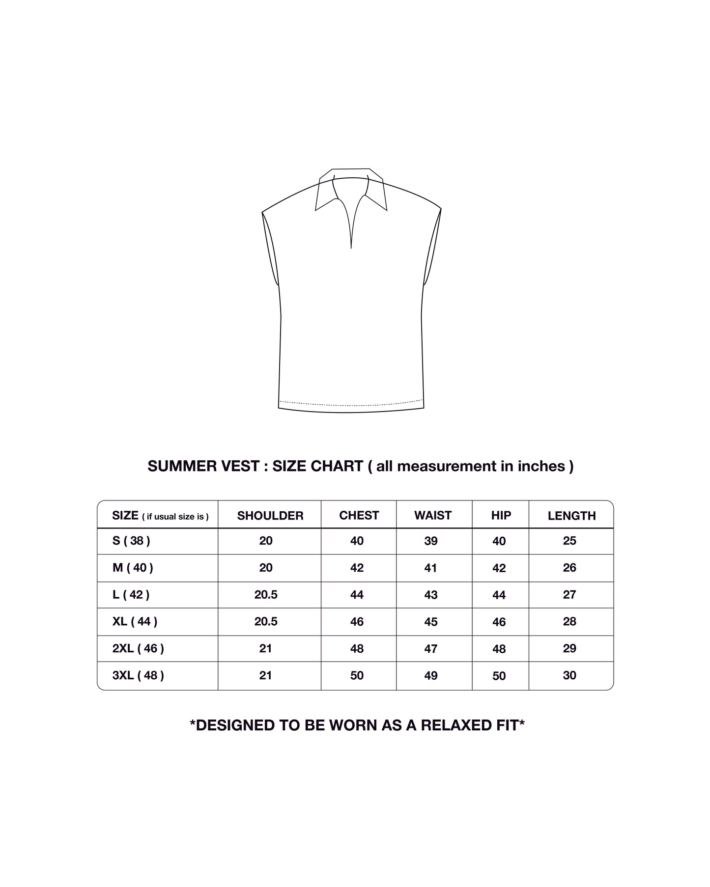 1 OF 1 TABLE CLOTH SUMMER VEST