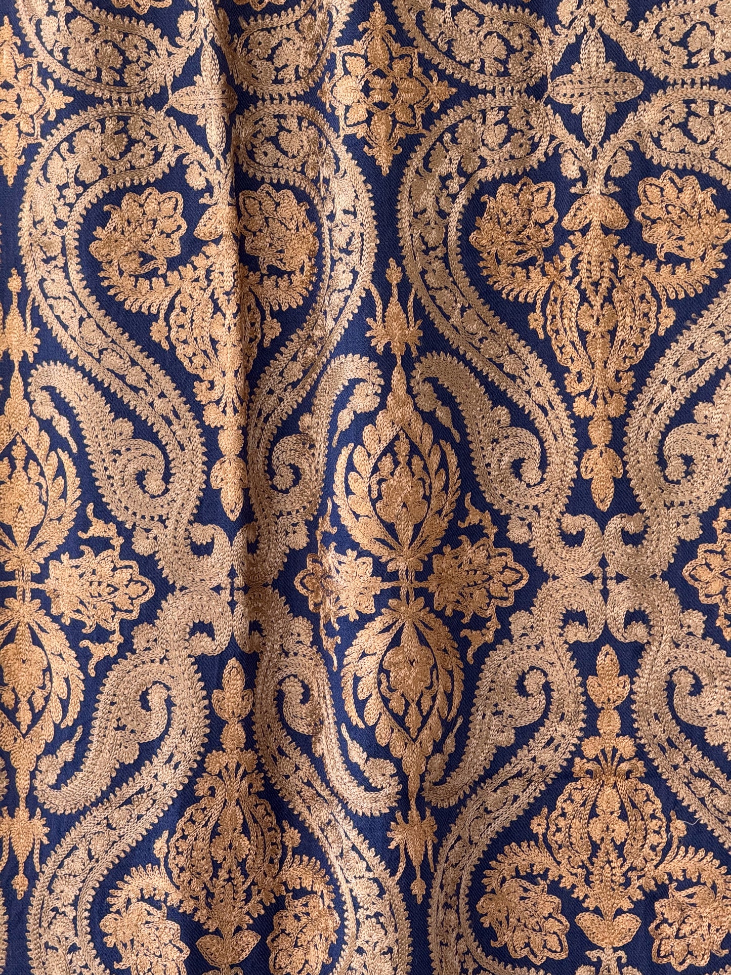 1 OF 1 HAND-EMBROIDERED SUMMER VEST BLUE