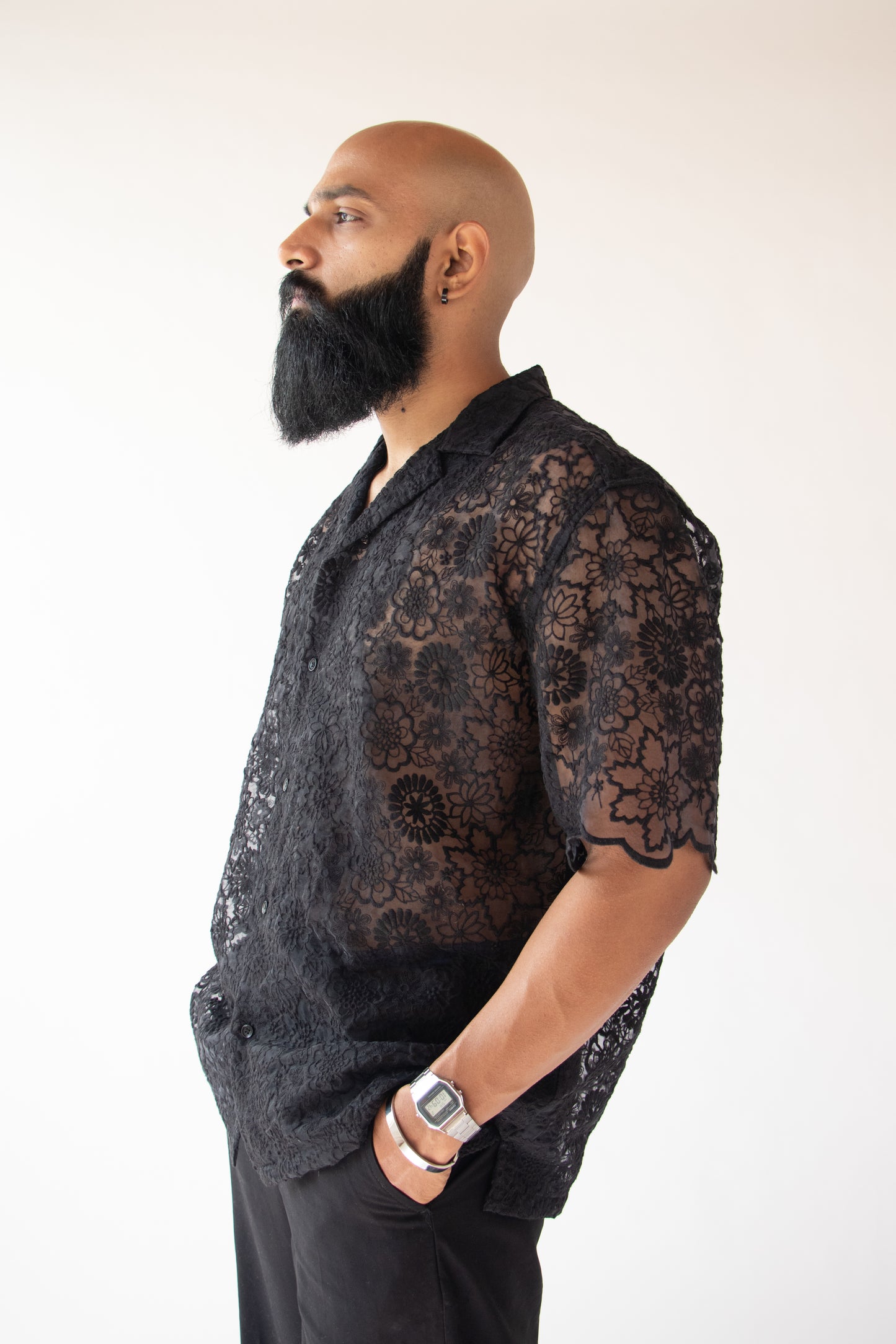 1 OF 10  THE EMBROIDERED CURTAIN SHIRT