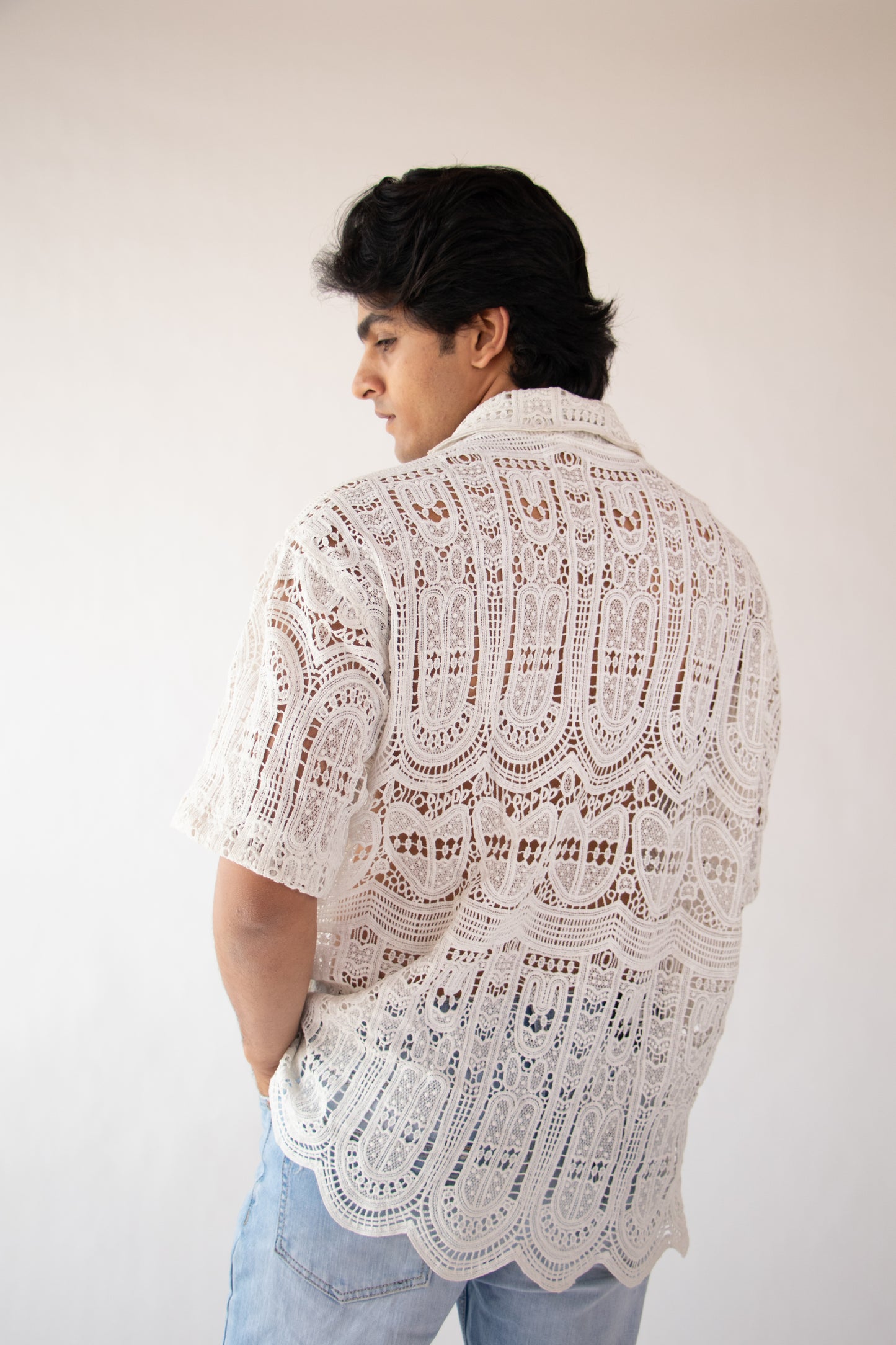 1 OF 5 DESIGNER LACE SHIRT