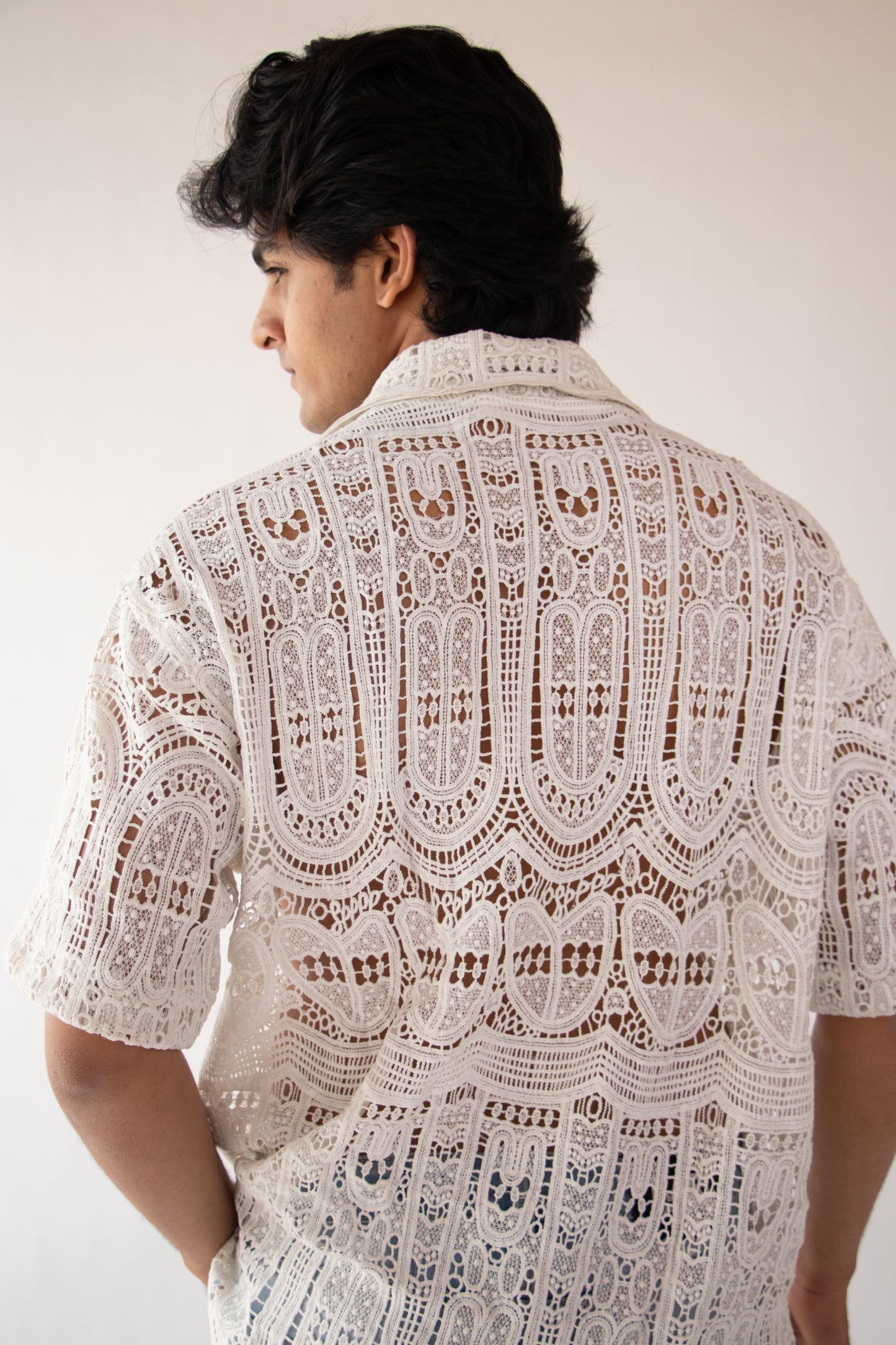 1 OF 5 DESIGNER LACE SHIRT