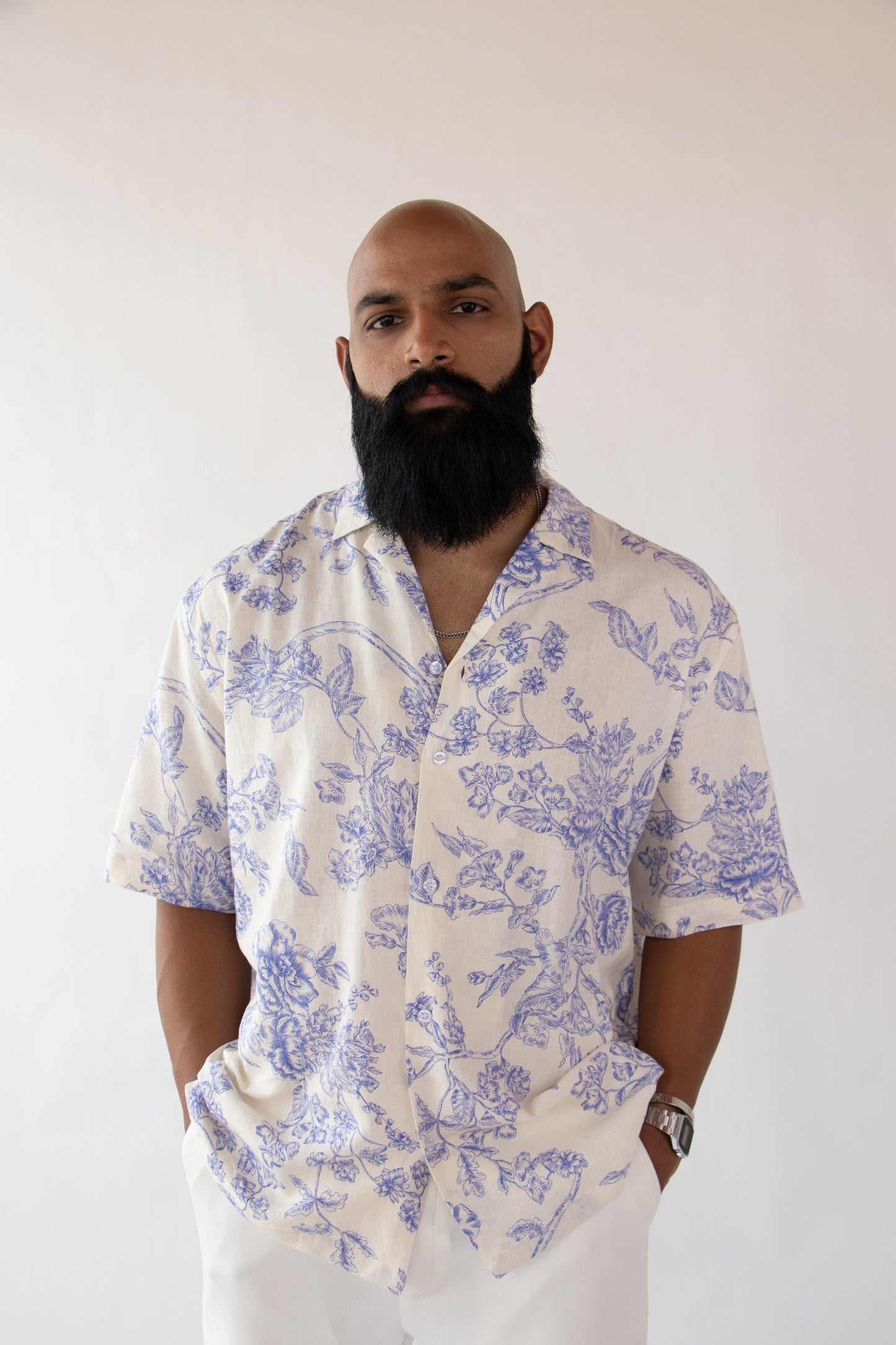 1 OF 10 SUNSET SOIREE LINEN SHIRT