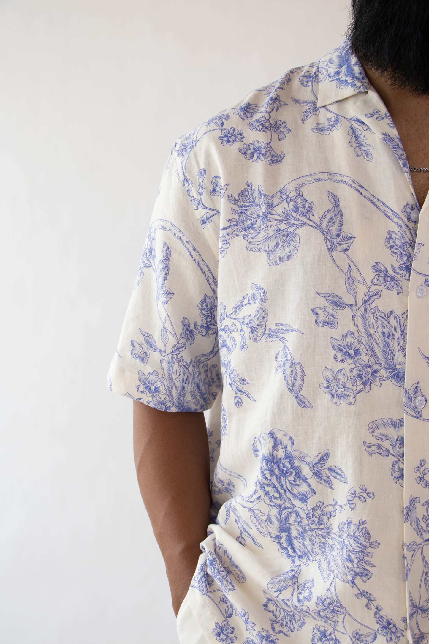 1 OF 10 SUNSET SOIREE LINEN SHIRT