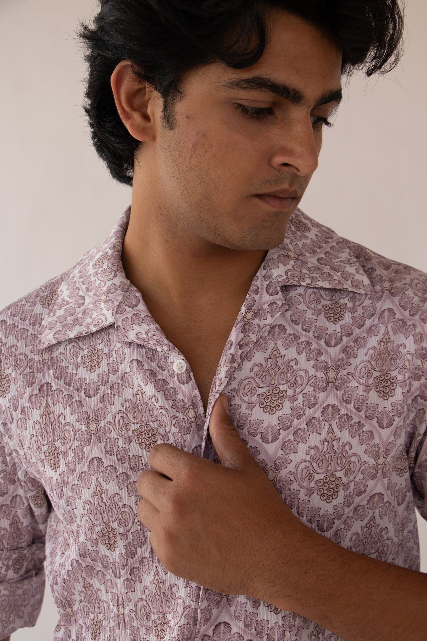 1 OF 10 IVORY TEXTURED SHIRT