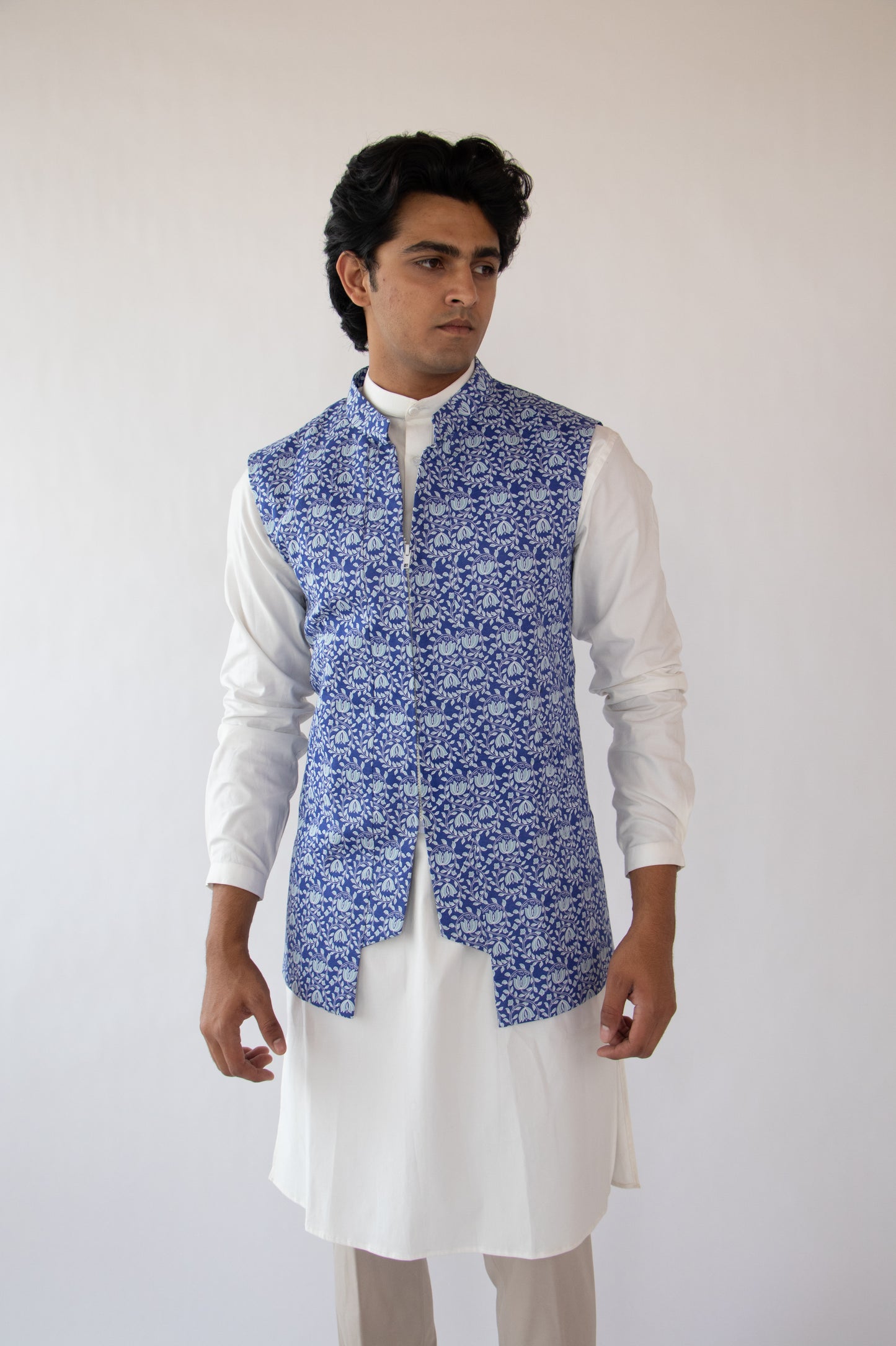 1 OF 10  REGAL BLUE DESIGNER VEST