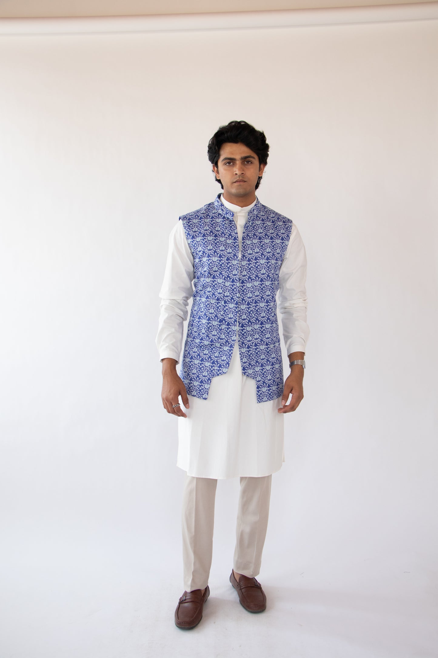 1 OF 10  REGAL BLUE DESIGNER VEST