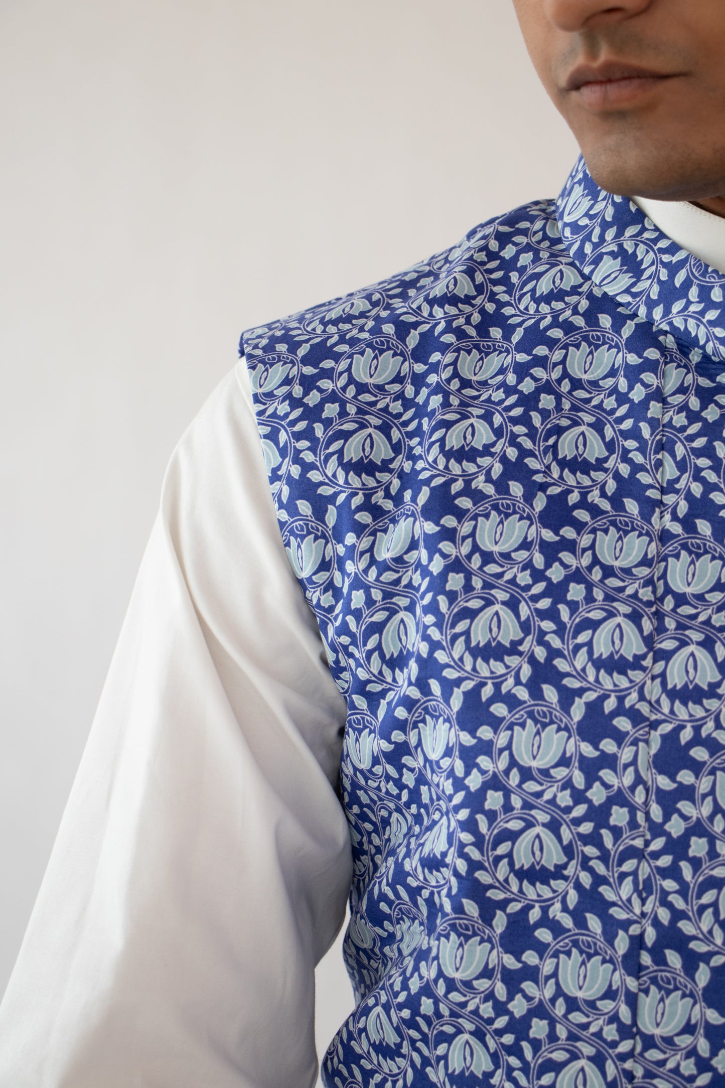 1 OF 10  REGAL BLUE DESIGNER VEST