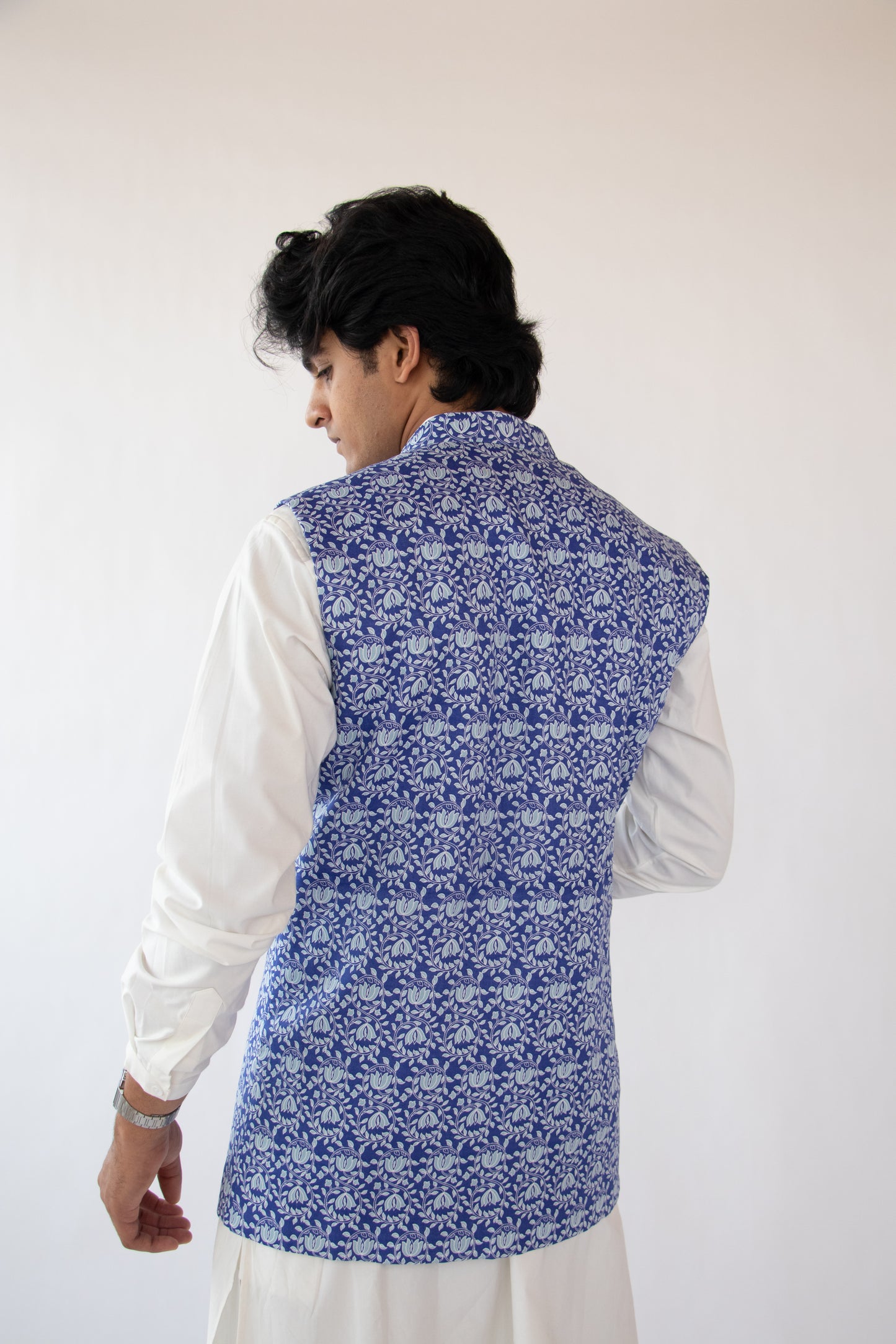 1 OF 10  REGAL BLUE DESIGNER VEST