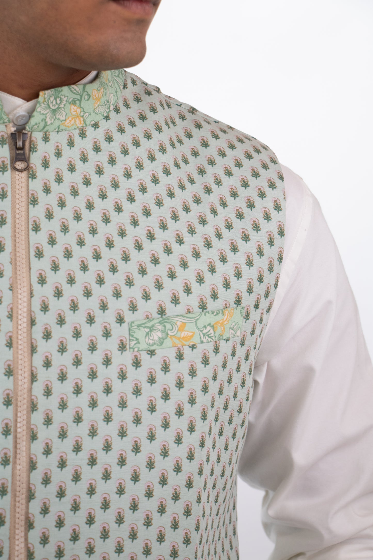 1 OF 1 MINT GREEN DESIGNER WAIST COAT
