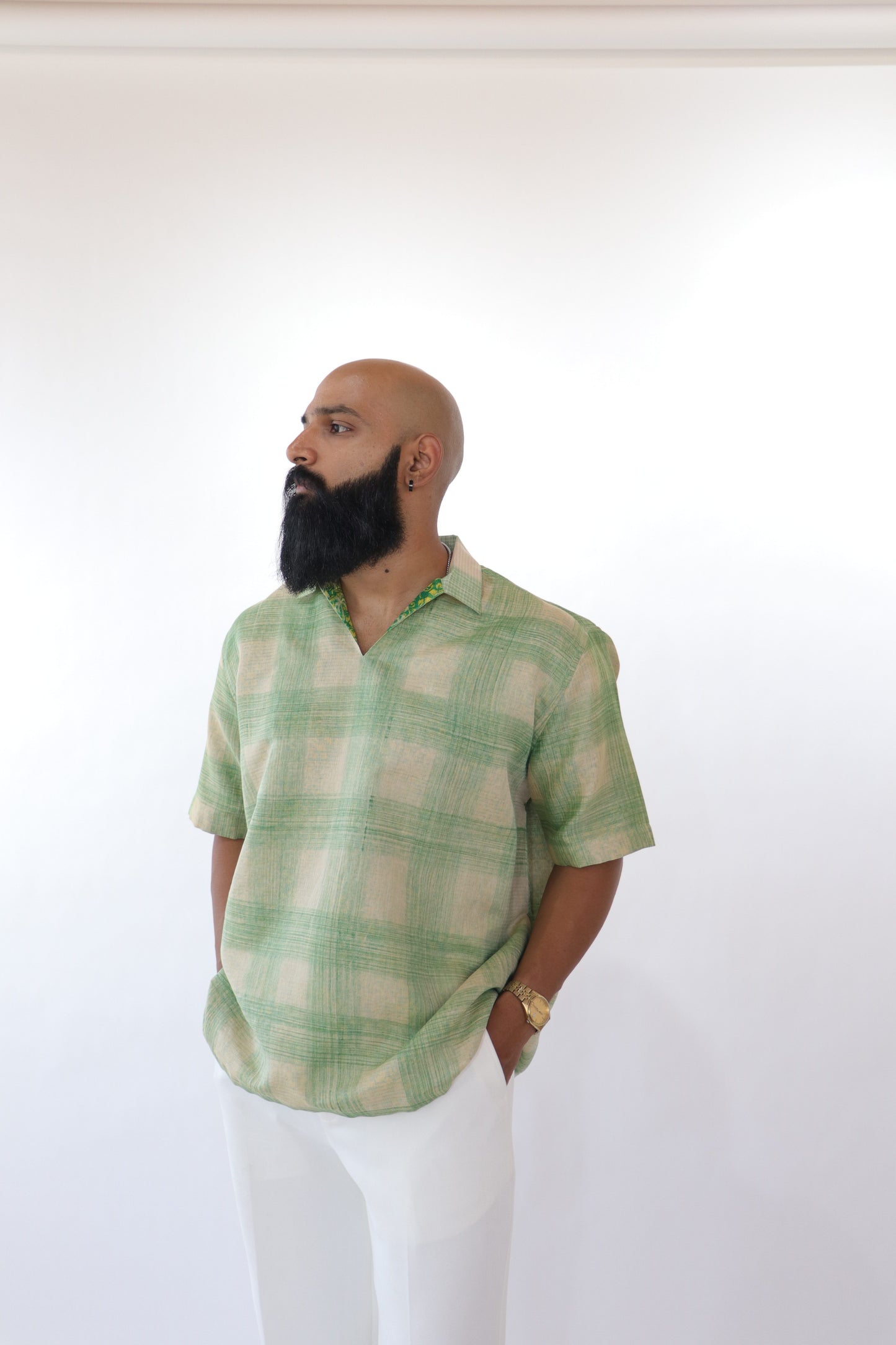 1 OF 3 CLASSIC PLAID SAREE SHIRT