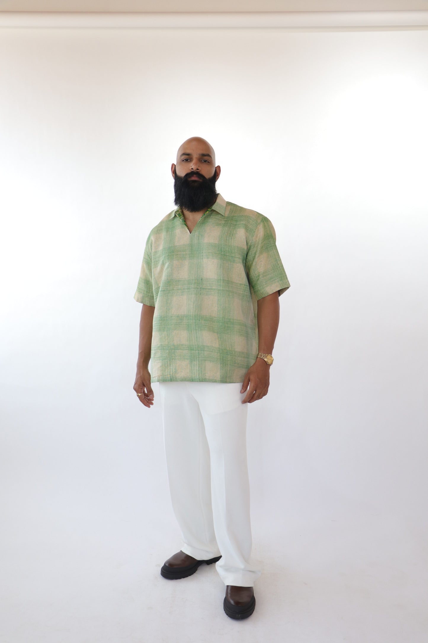 1 OF 3 CLASSIC PLAID SAREE SHIRT