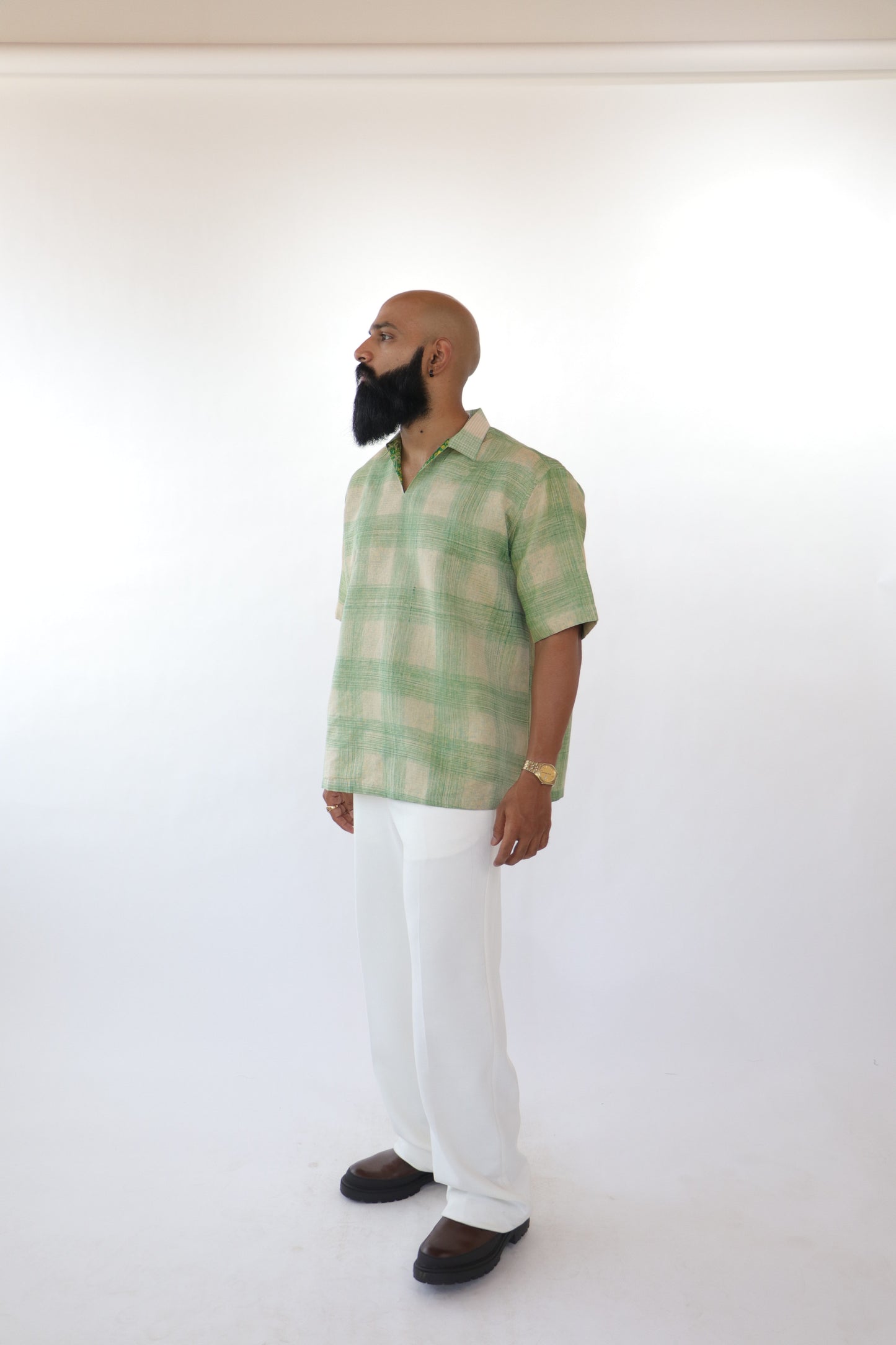 1 OF 3 CLASSIC PLAID SAREE SHIRT