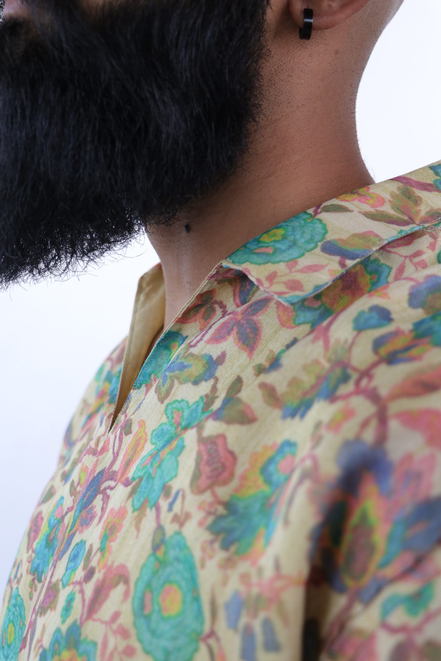 1 OF 3  INDIAN SUMMER SAREE SHIRT
