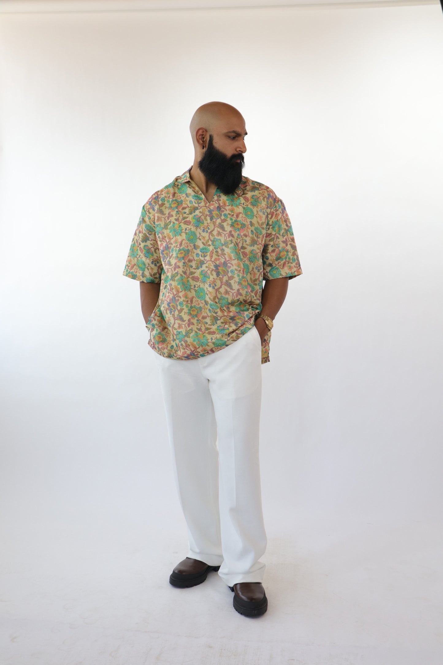 1 OF 3  INDIAN SUMMER SAREE SHIRT