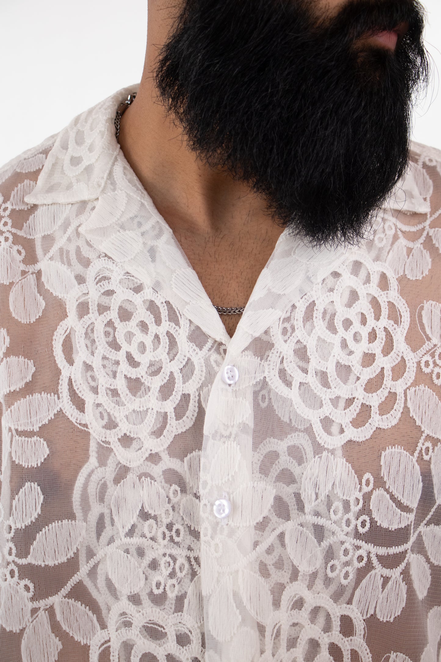 1 OF 3 WHITE CURTAIN SHIRT
