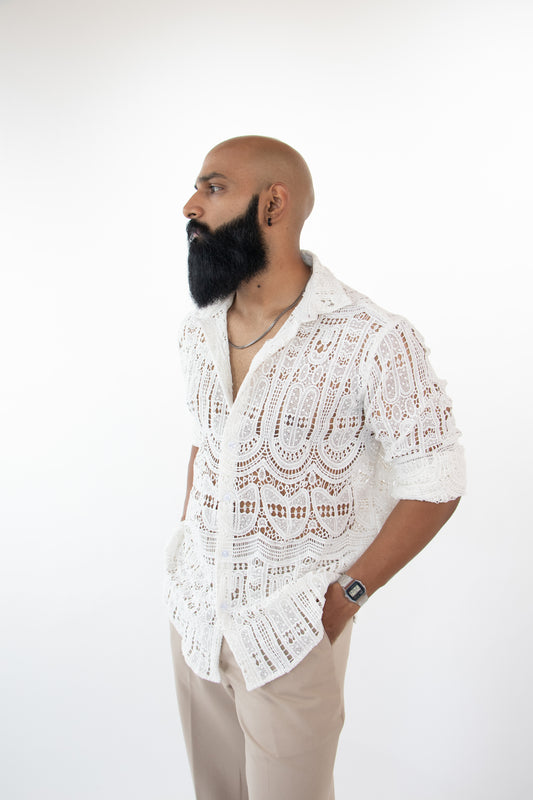 1 OF 3 ARTISAN LACE SHIRT