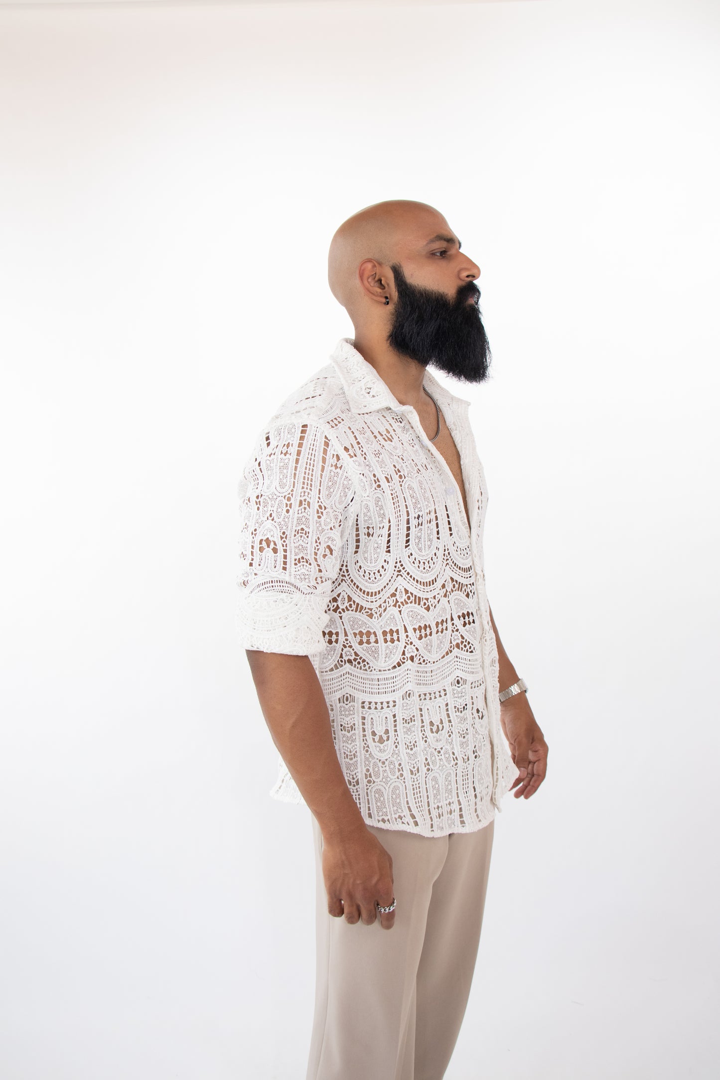 1 OF 3 ARTISAN LACE SHIRT