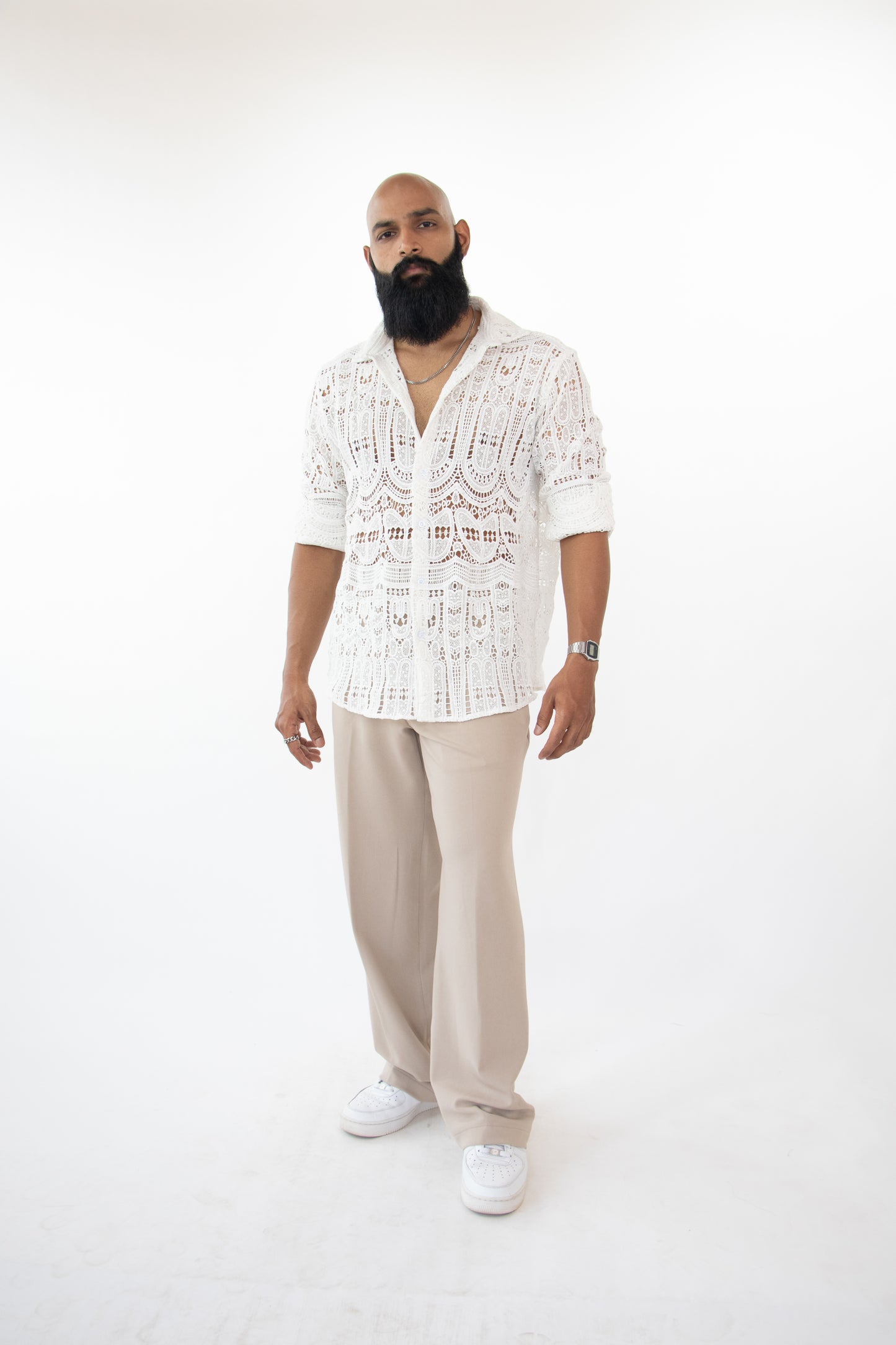 1 OF 3 ARTISAN LACE SHIRT