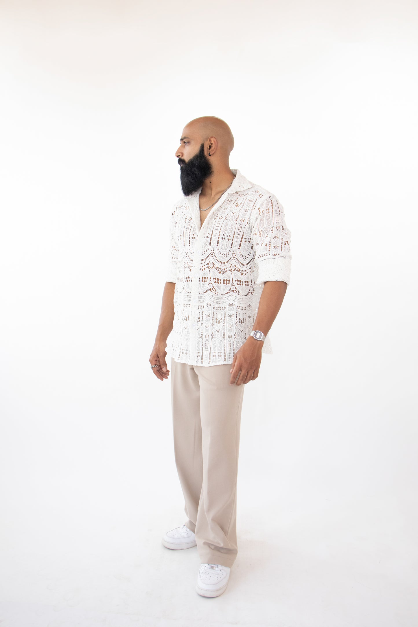 1 OF 3 ARTISAN LACE SHIRT