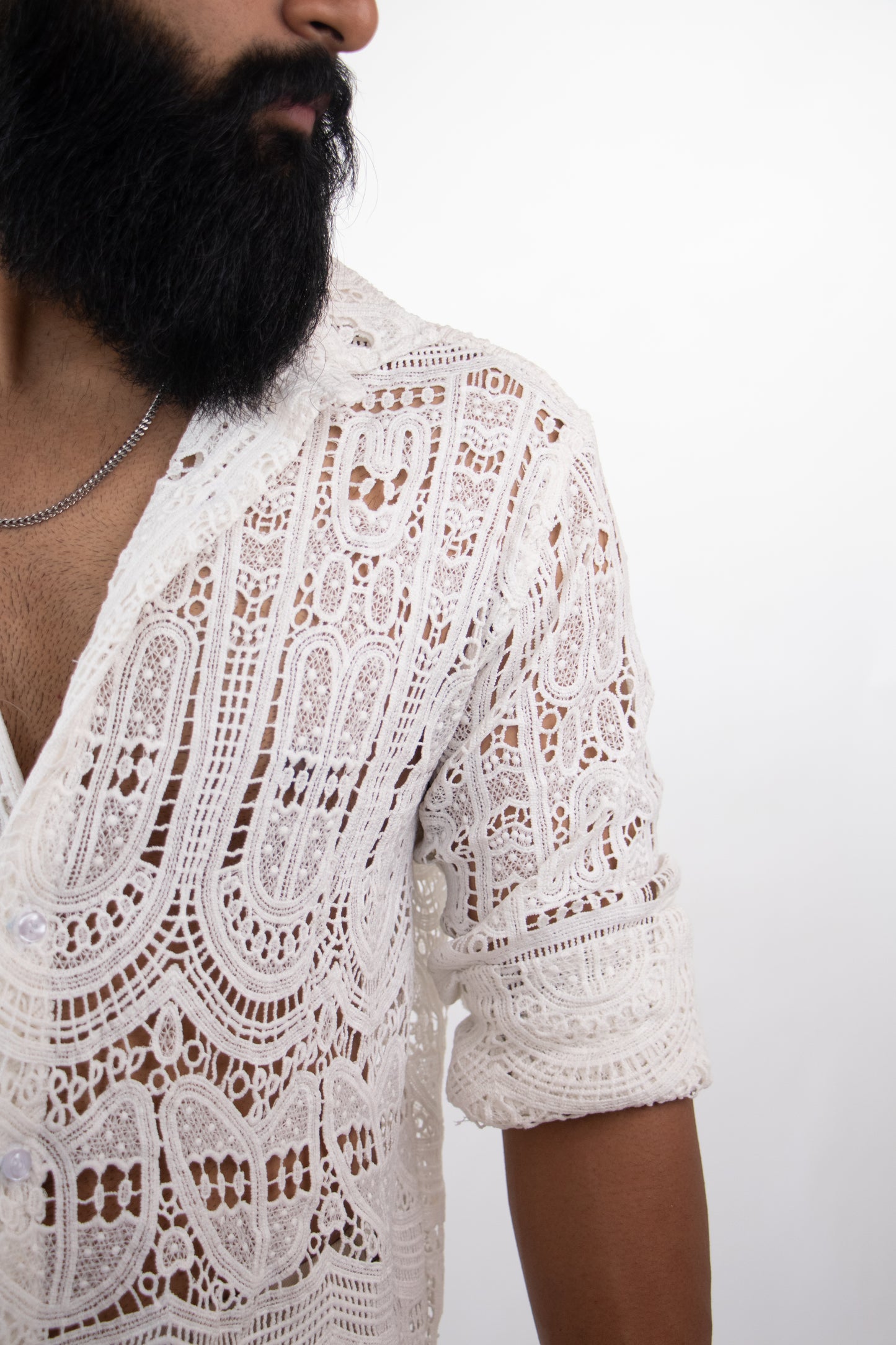 1 OF 3 ARTISAN LACE SHIRT