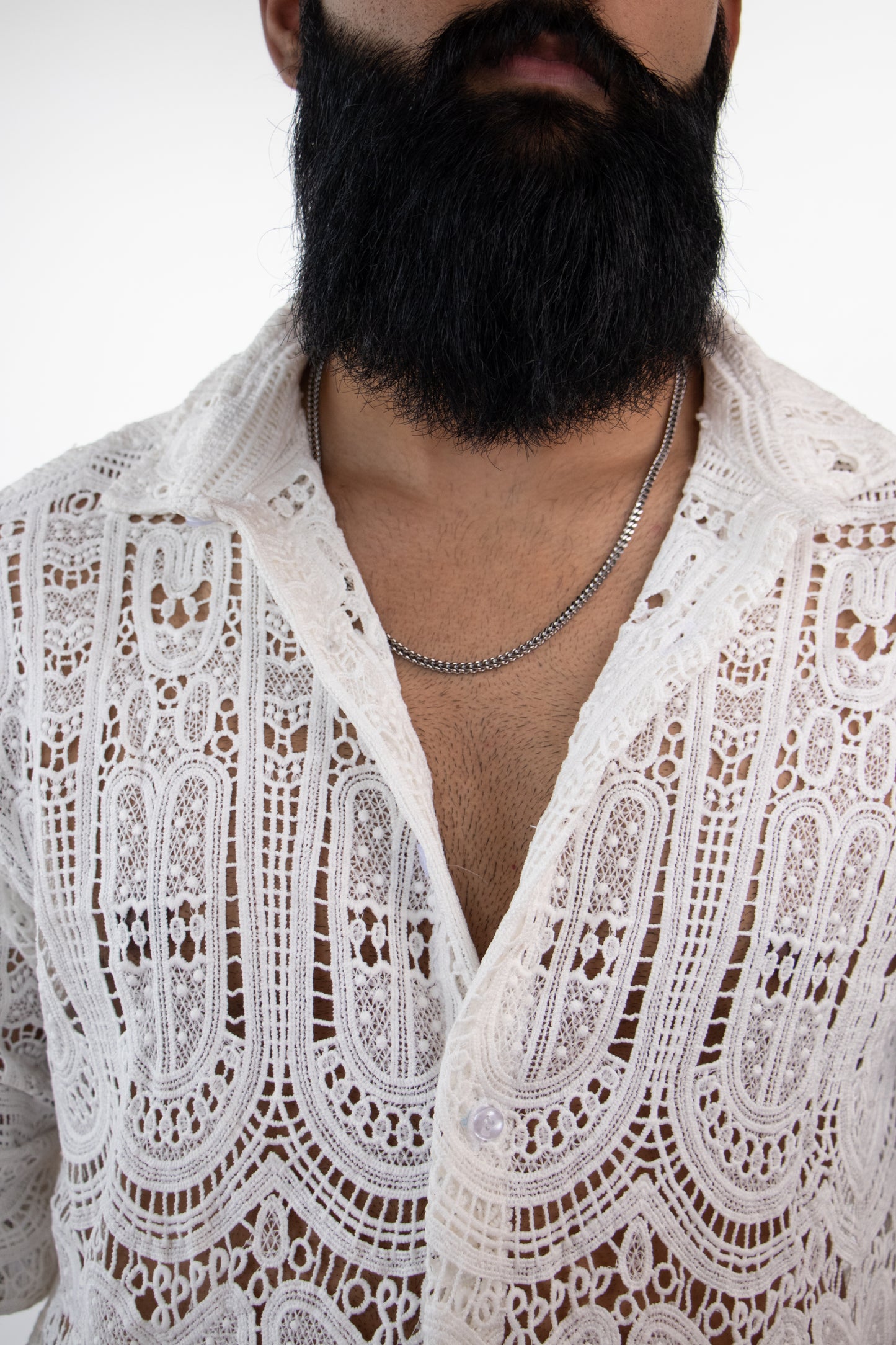 1 OF 3 ARTISAN LACE SHIRT