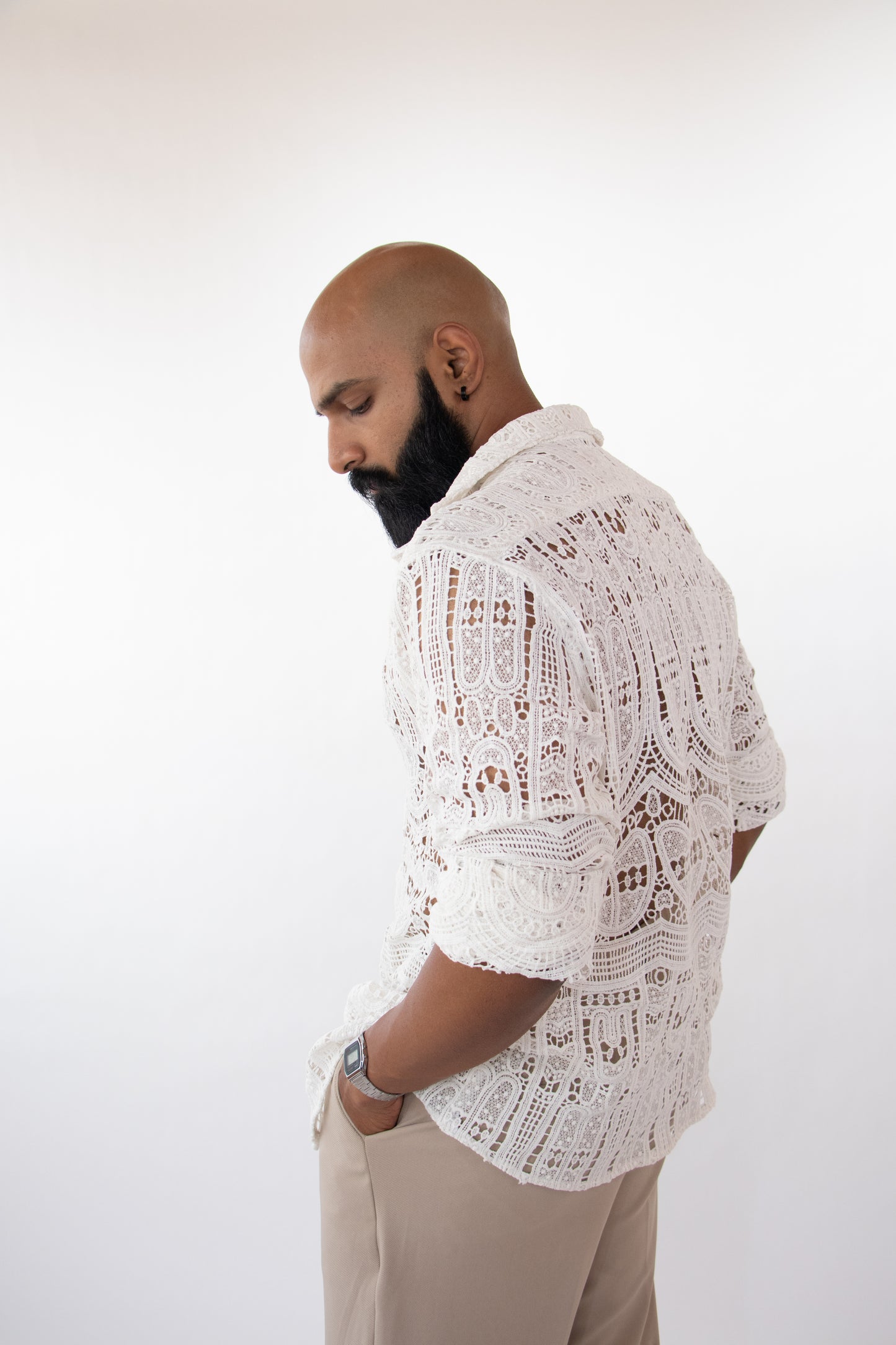 1 OF 3 ARTISAN LACE SHIRT