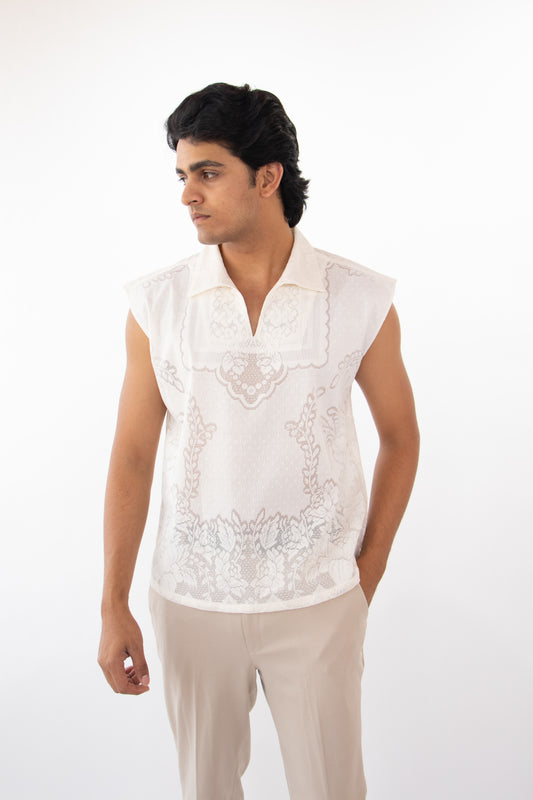 1 OF 1 TABLE CLOTH SUMMER VEST