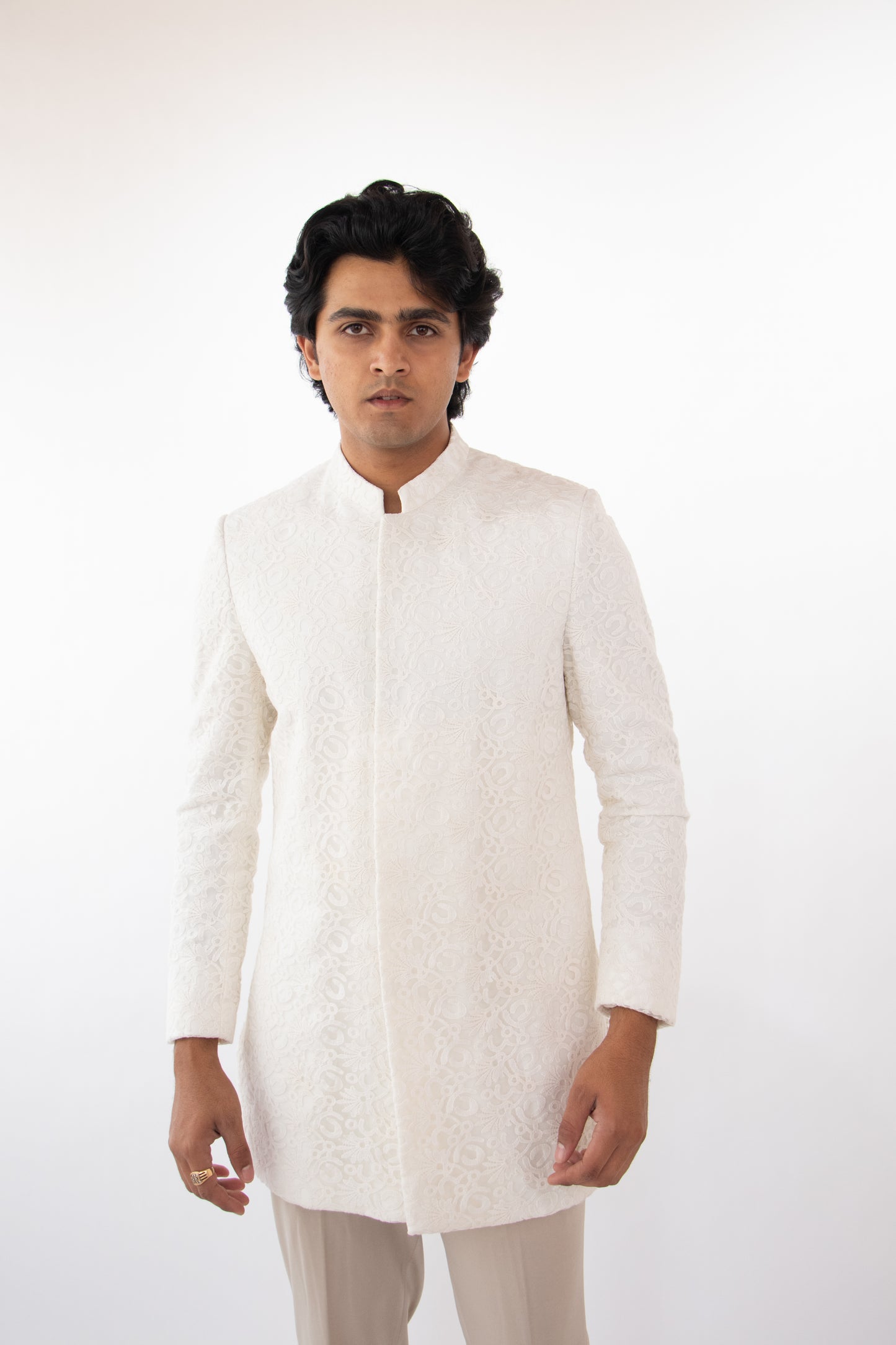 1 OF 3 THE ARTISAN DRAPE SHERWANI