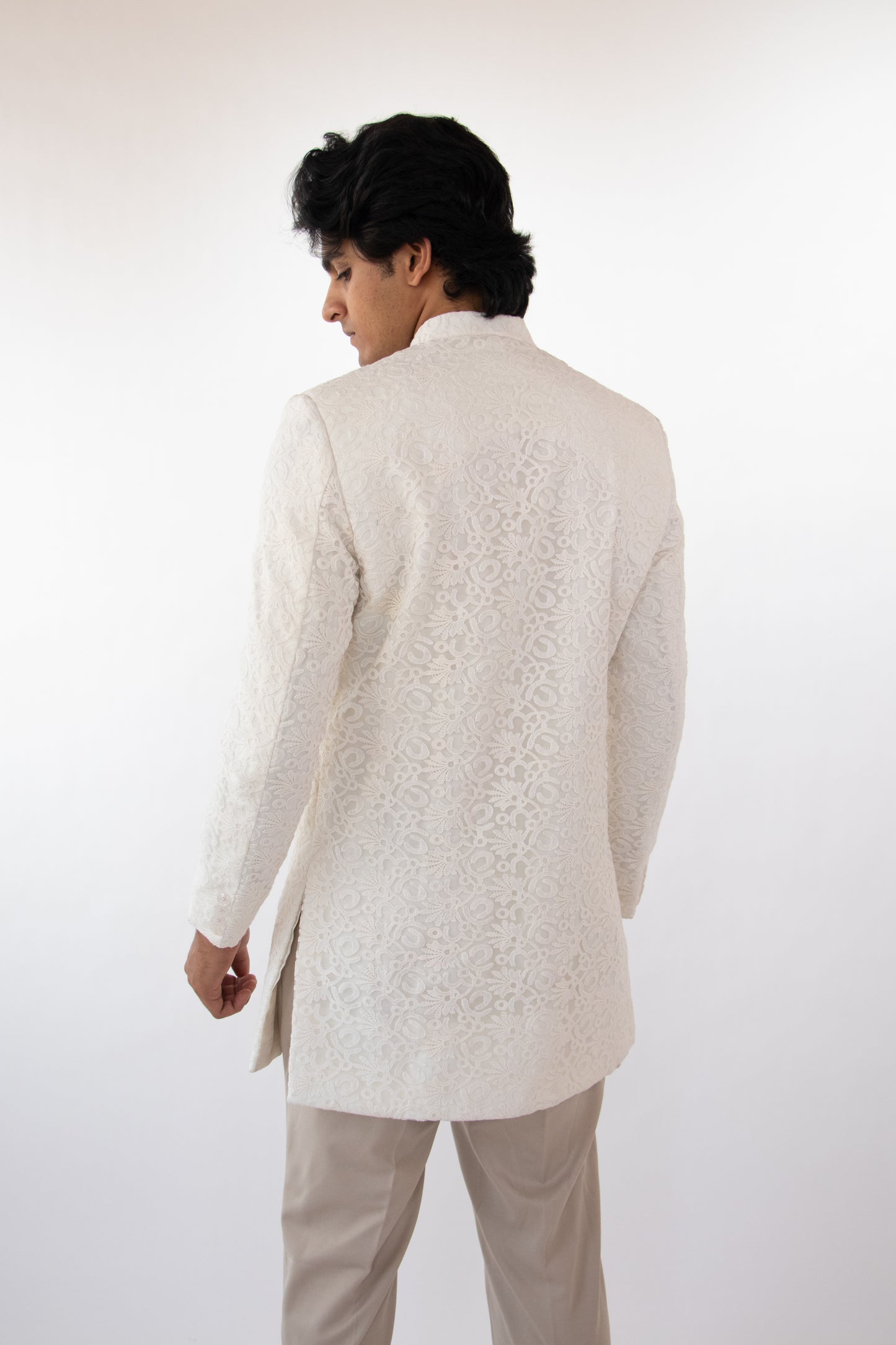 1 OF 3 THE ARTISAN DRAPE SHERWANI