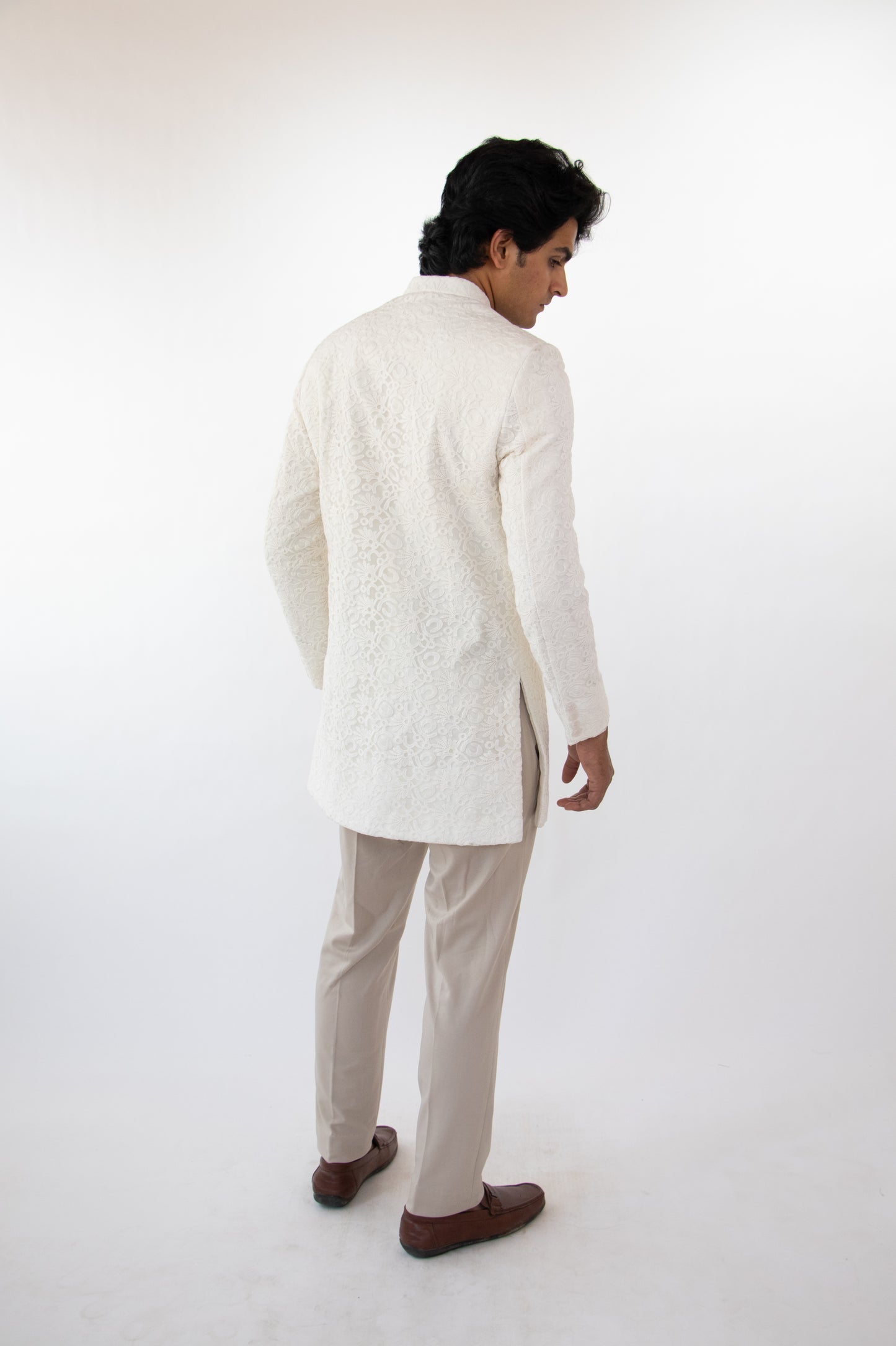1 OF 3 THE ARTISAN DRAPE SHERWANI