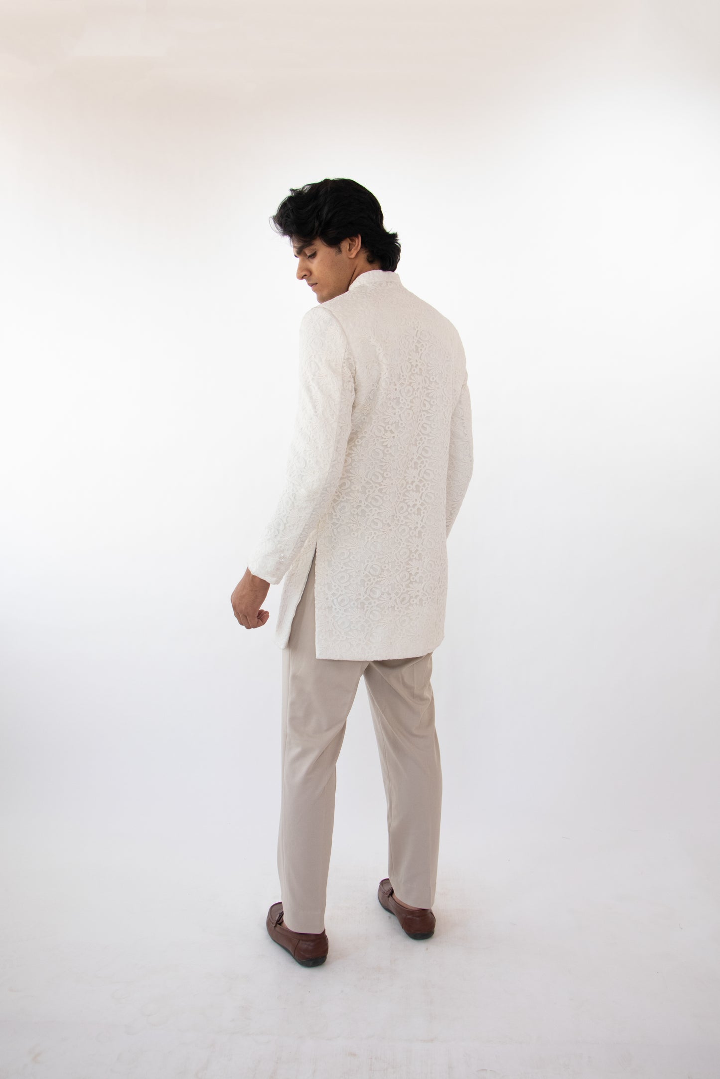 1 OF 3 THE ARTISAN DRAPE SHERWANI