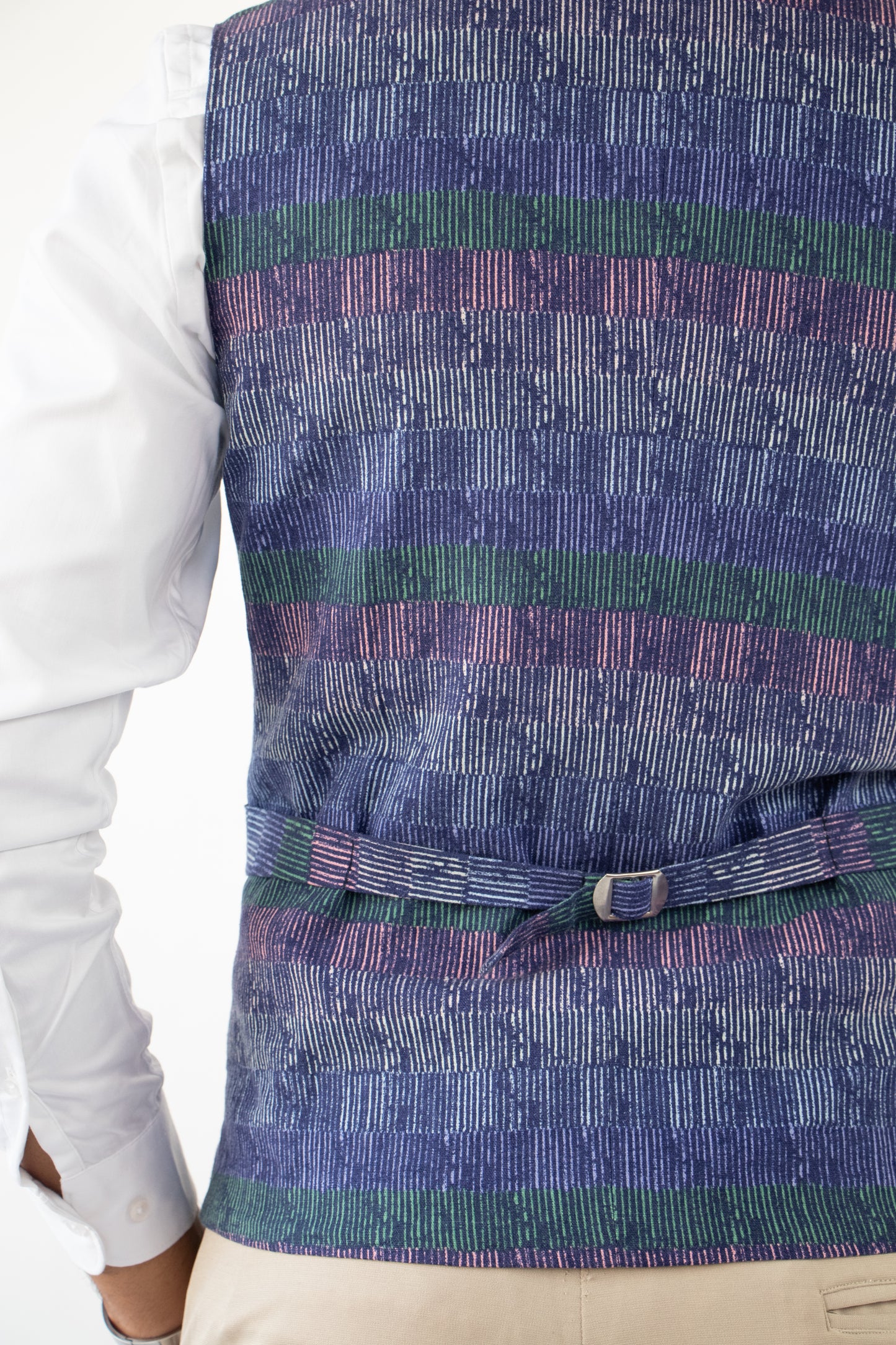 1 OF 10 ABSTRACT PRINT DESIGNER VEST