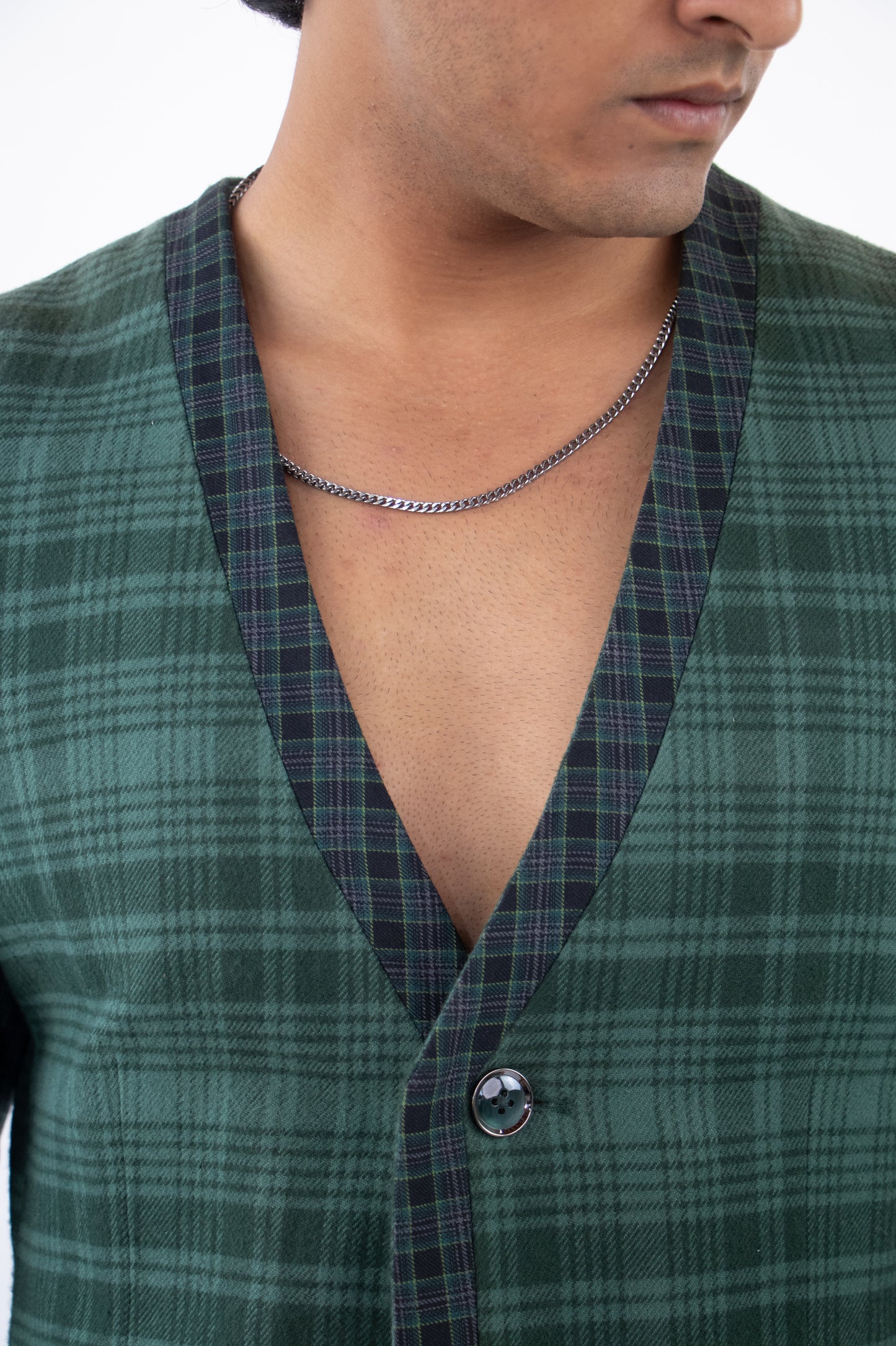 1 OF 1 GREEN WOOL BLAZER