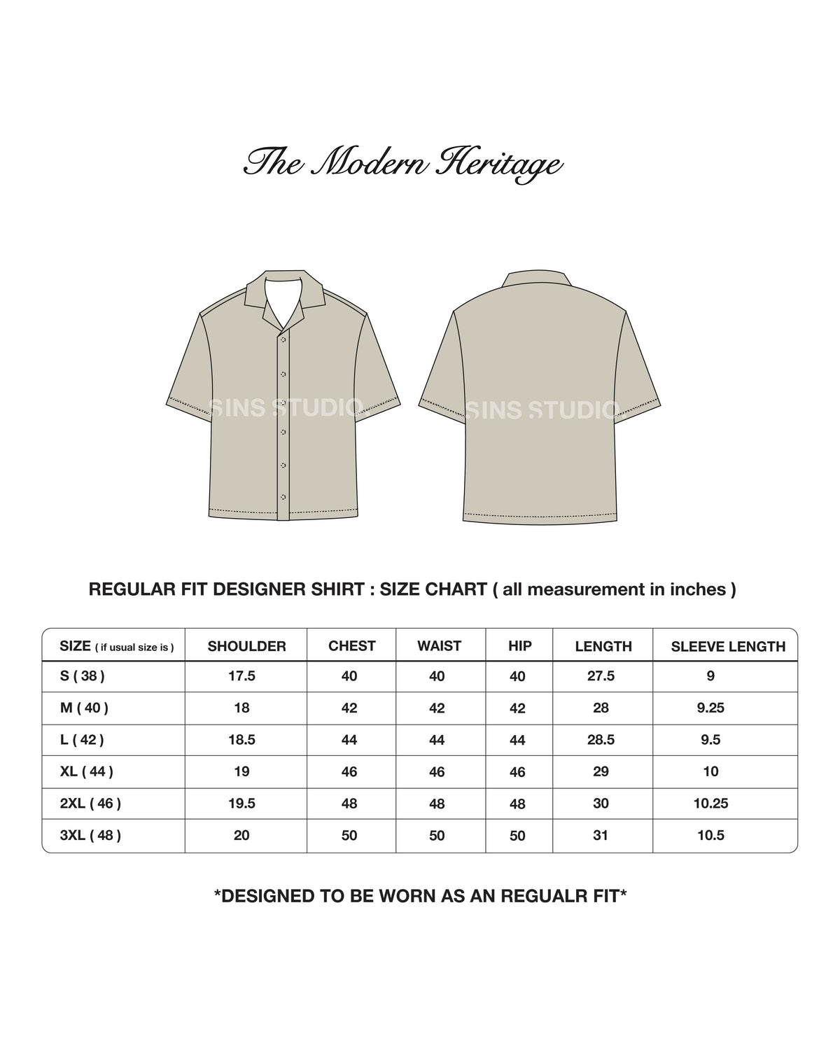 1 OF 2 - THE ASHOKA SHIRT