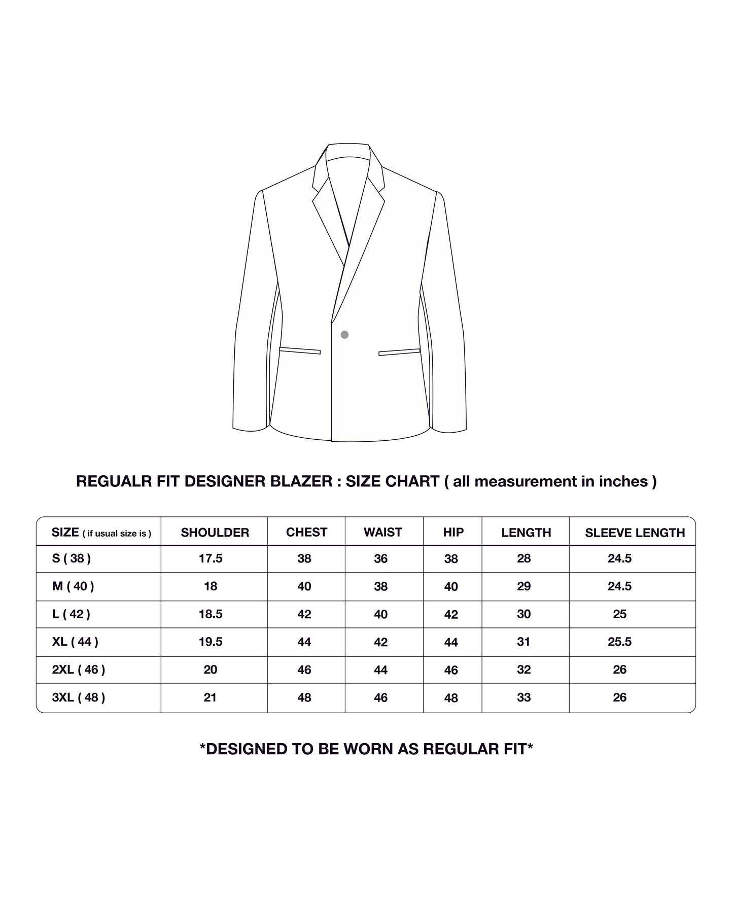 1 OF 3  ENGINEERED DESIGNER BLAZER