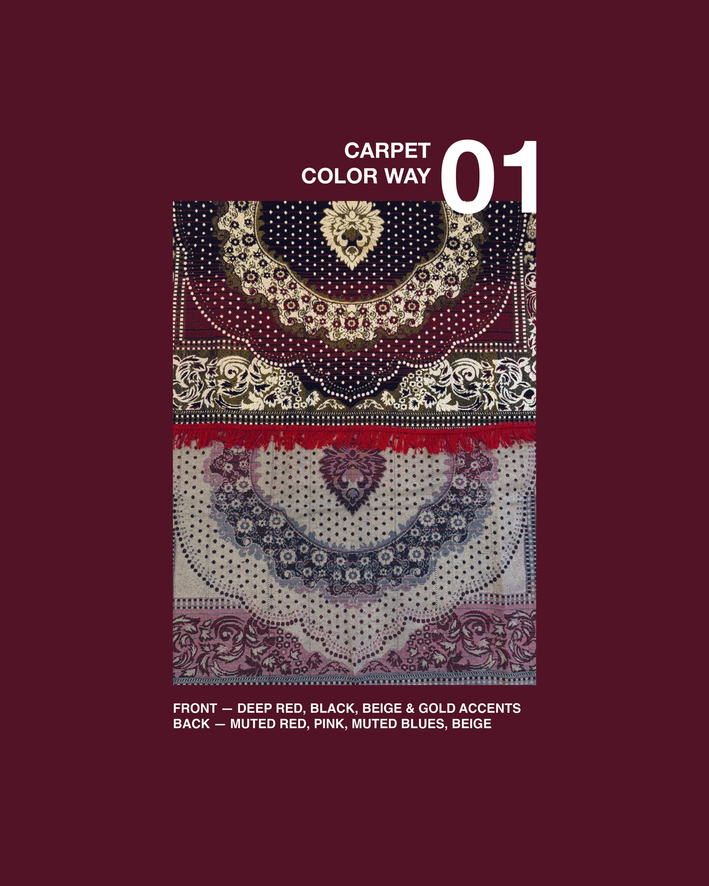 CARPET SHIRT — WINE