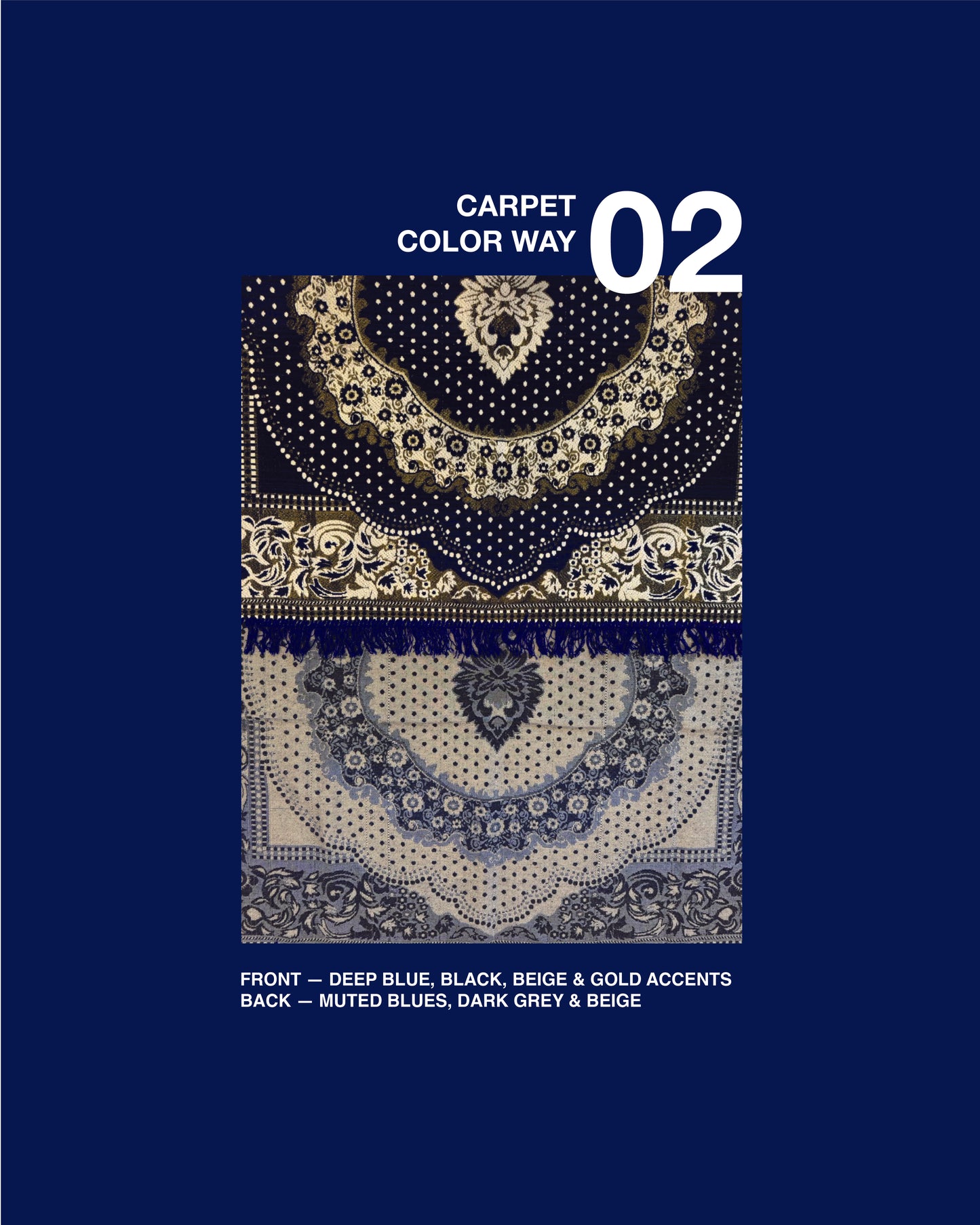 CARPET SHIRT — INK BLUE