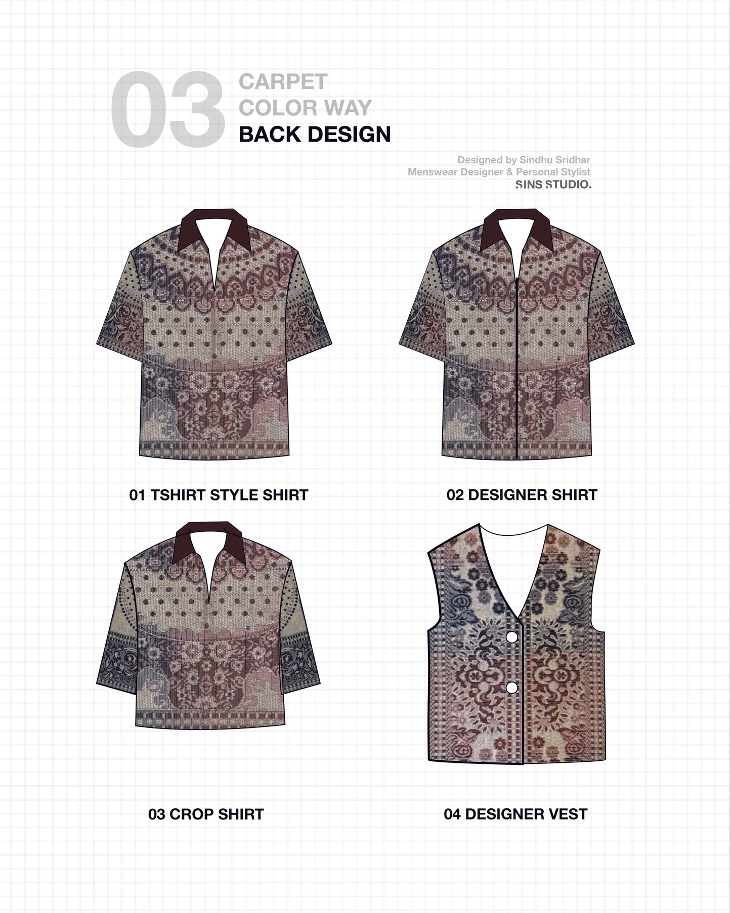 CARPET SHIRT — RUST