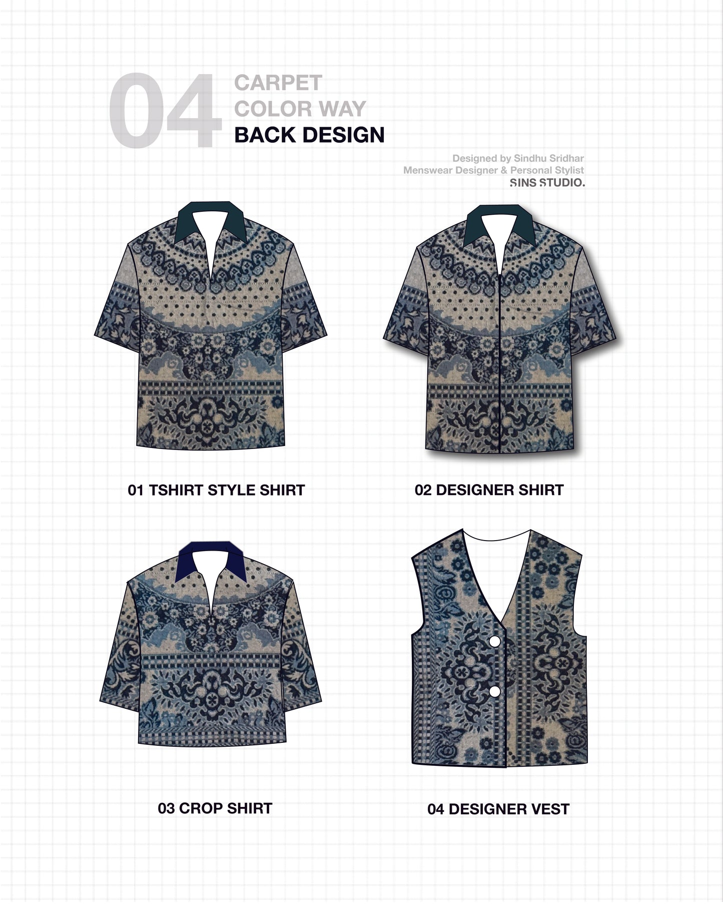 CARPET SHIRT — MIDNIGHT