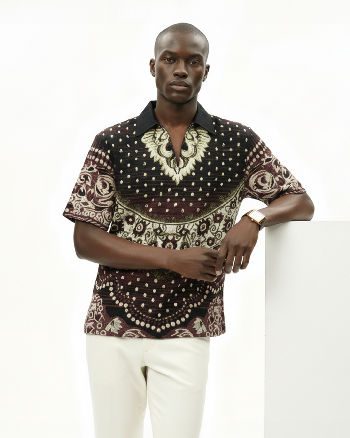 CARPET SHIRT — WINE