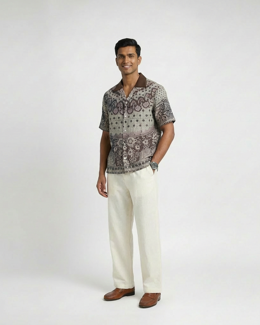 CARPET SHIRT — RUST