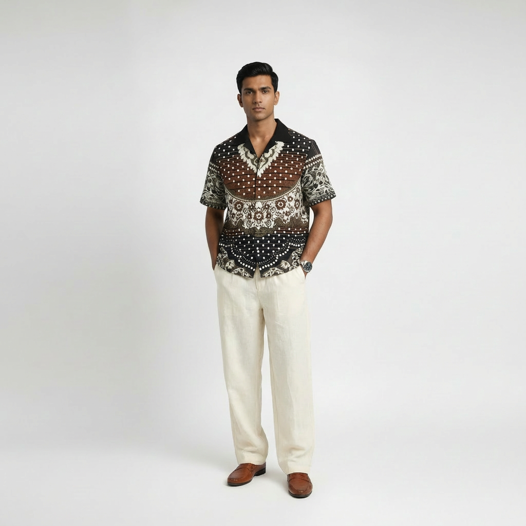 CARPET SHIRT — RUST