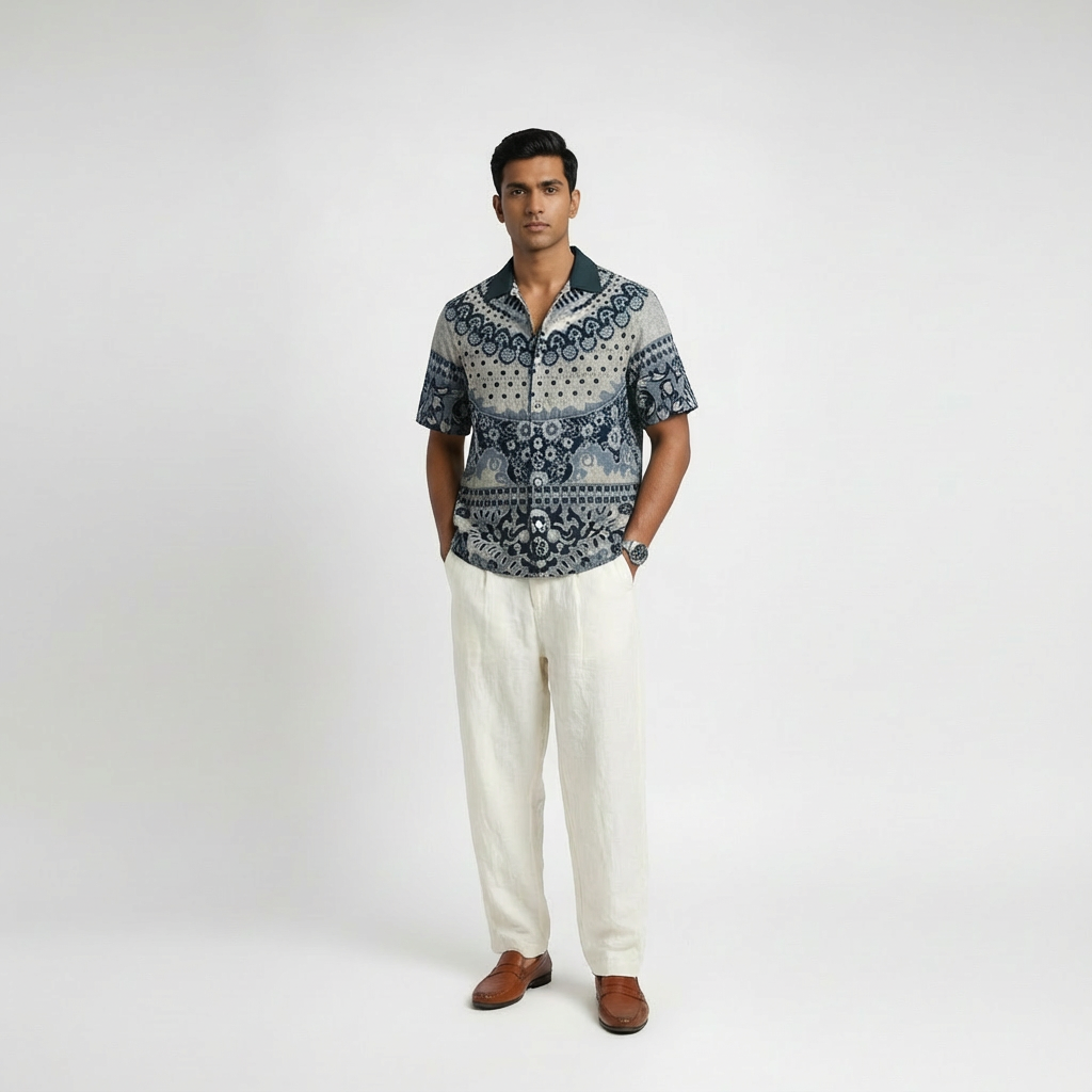 CARPET SHIRT — MIDNIGHT