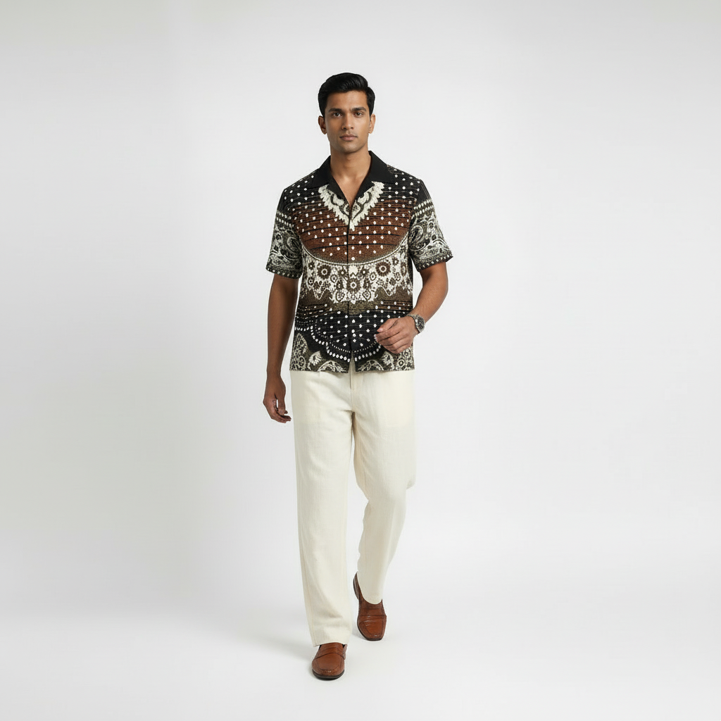 CARPET SHIRT — RUST