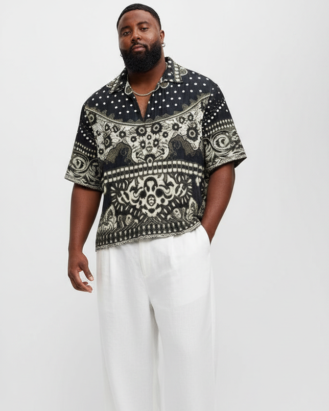 CARPET SHIRT — INK BLUE