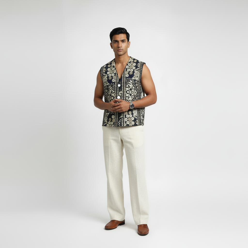 CARPET SHIRT — INK BLUE